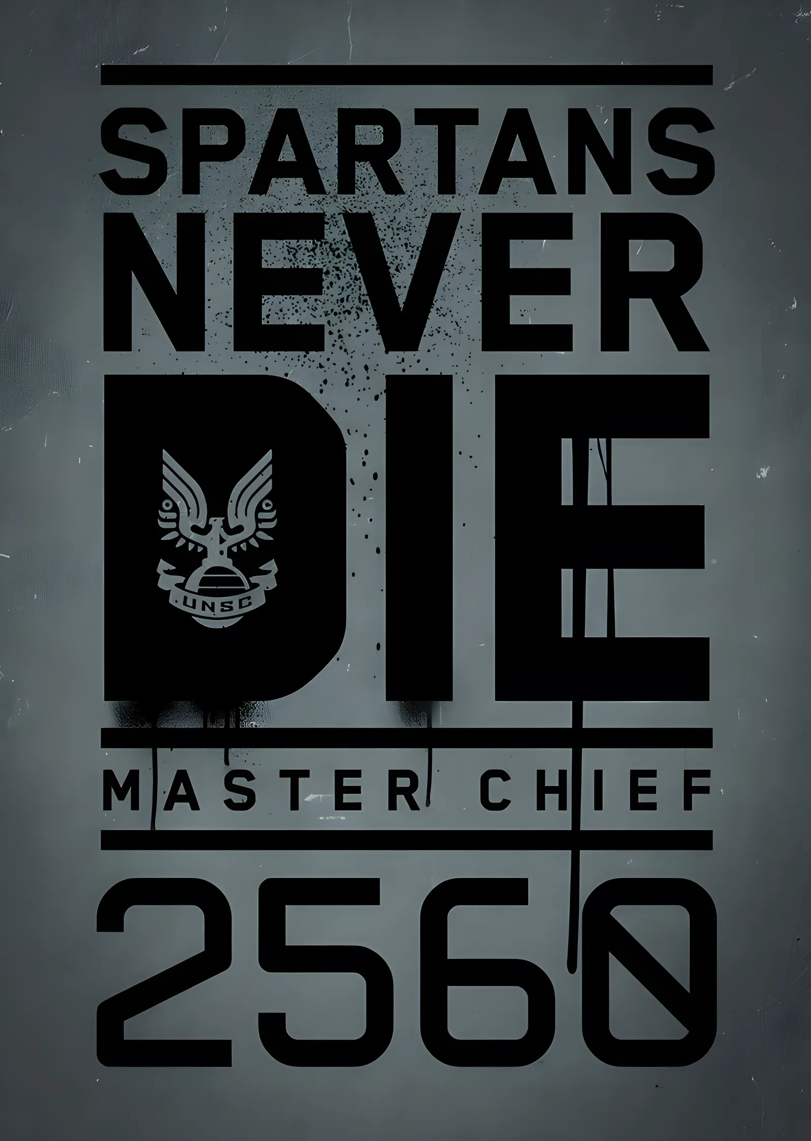 Halo - Spartans Never Die metal tablo