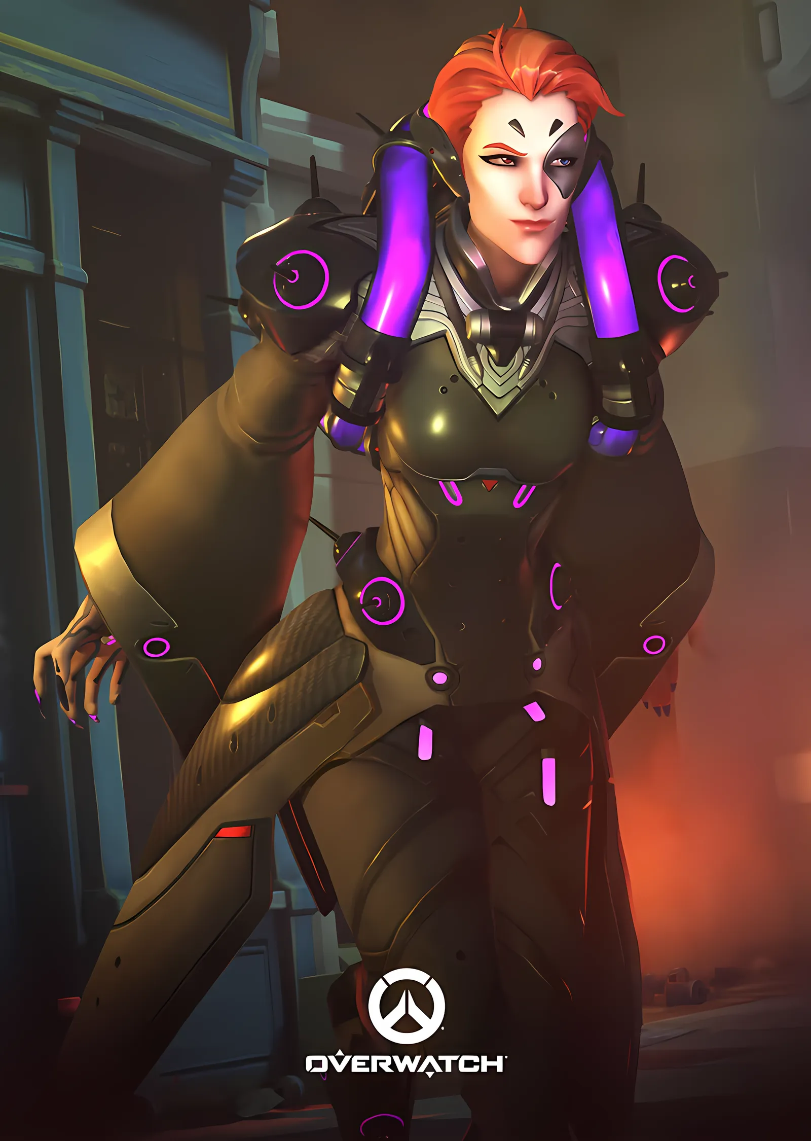 Moira - Overwatch metal tablo