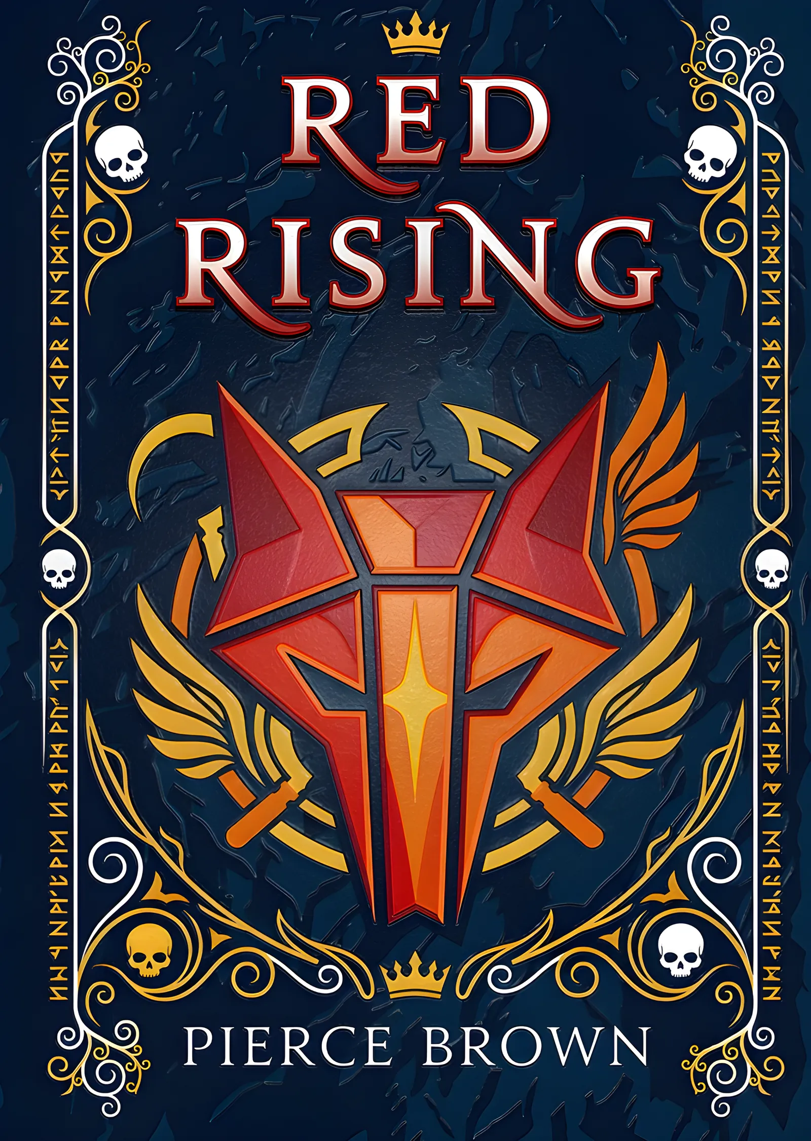 Red Rising - Süslü Çerçeve metal tablo