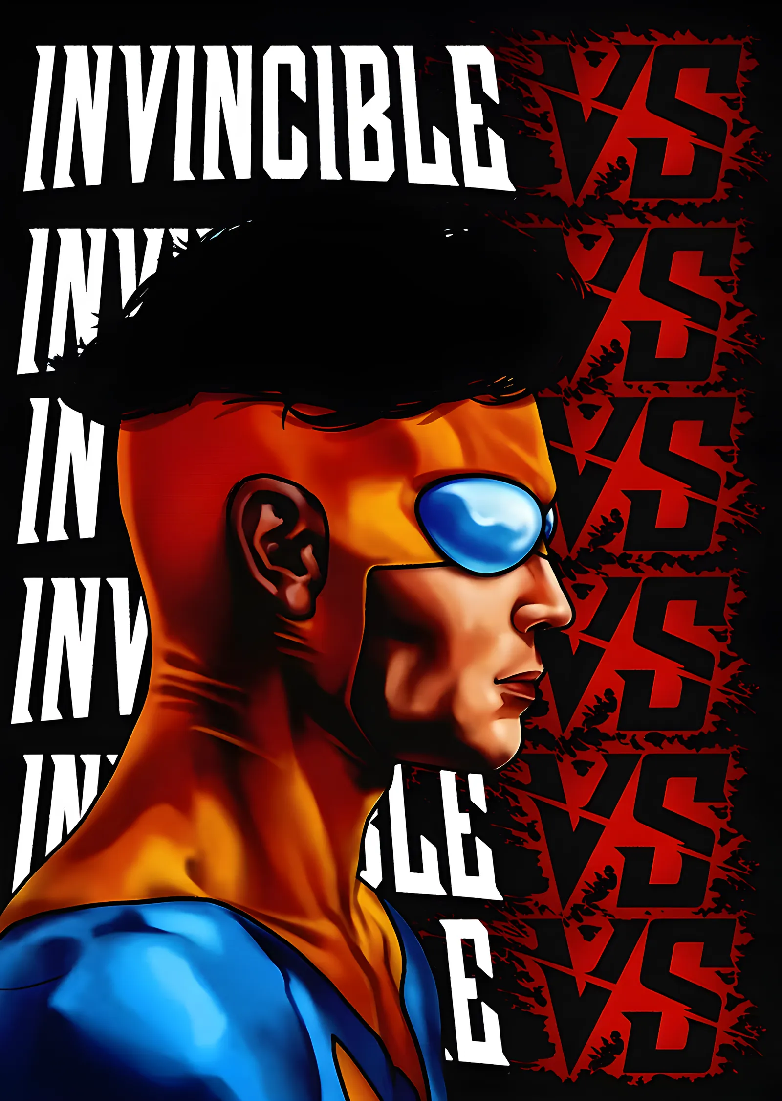 Invincible - VS Tipografi Profili metal tablo