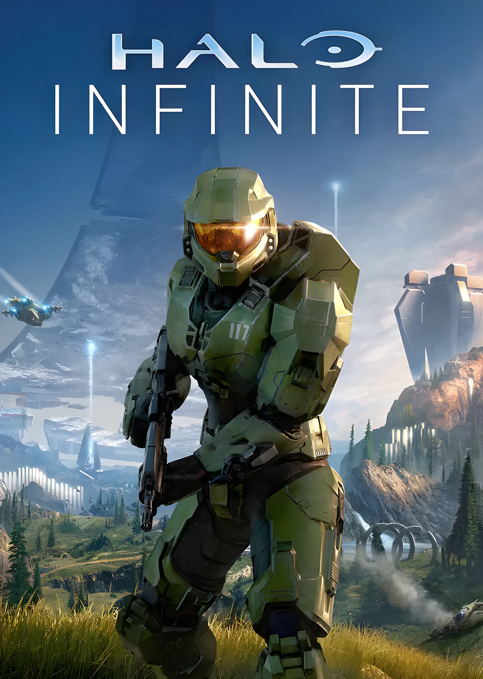 Halo Infinite metal tablo