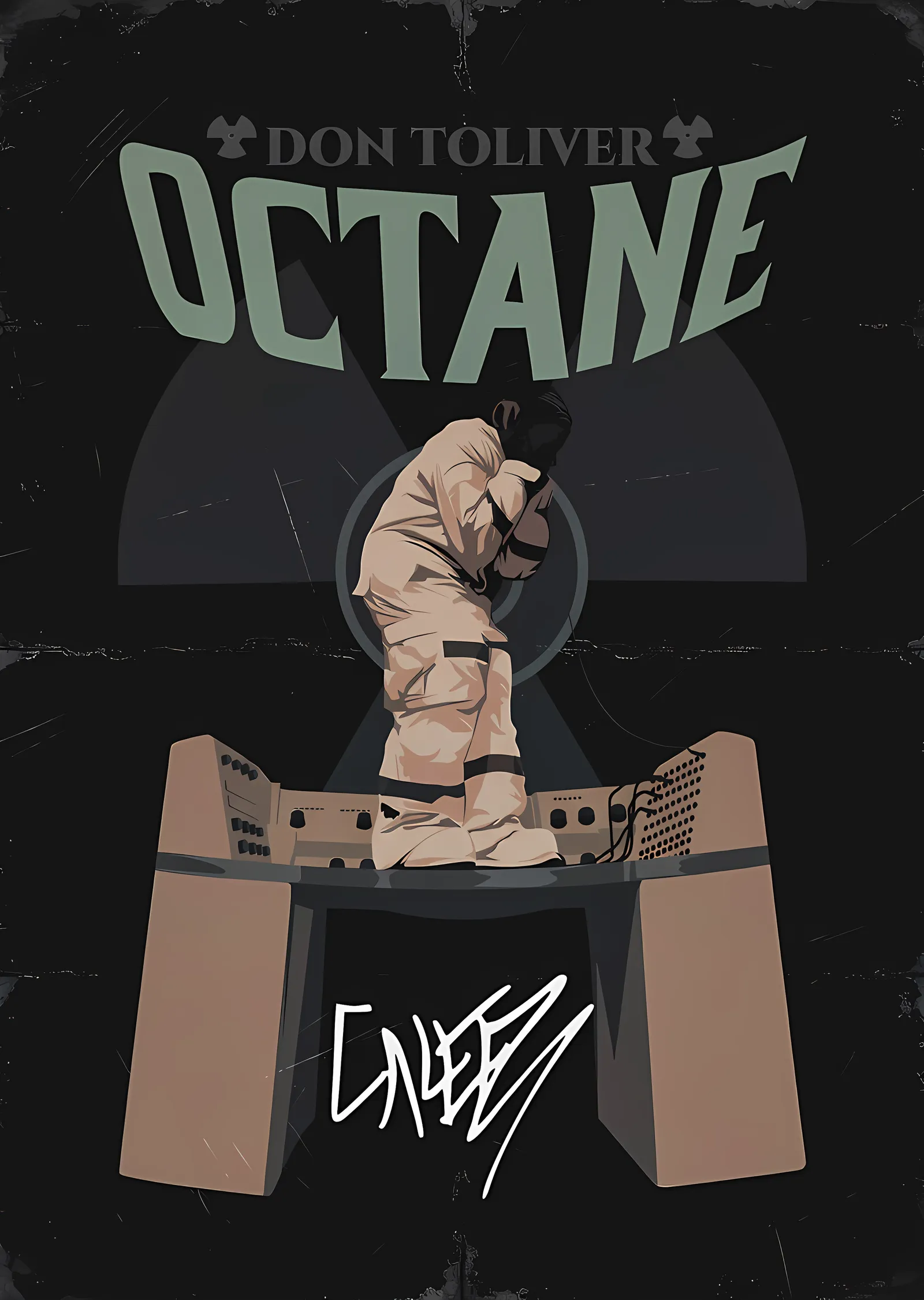 Don Toliver - Octane Radyoaktif Amblem metal tablo