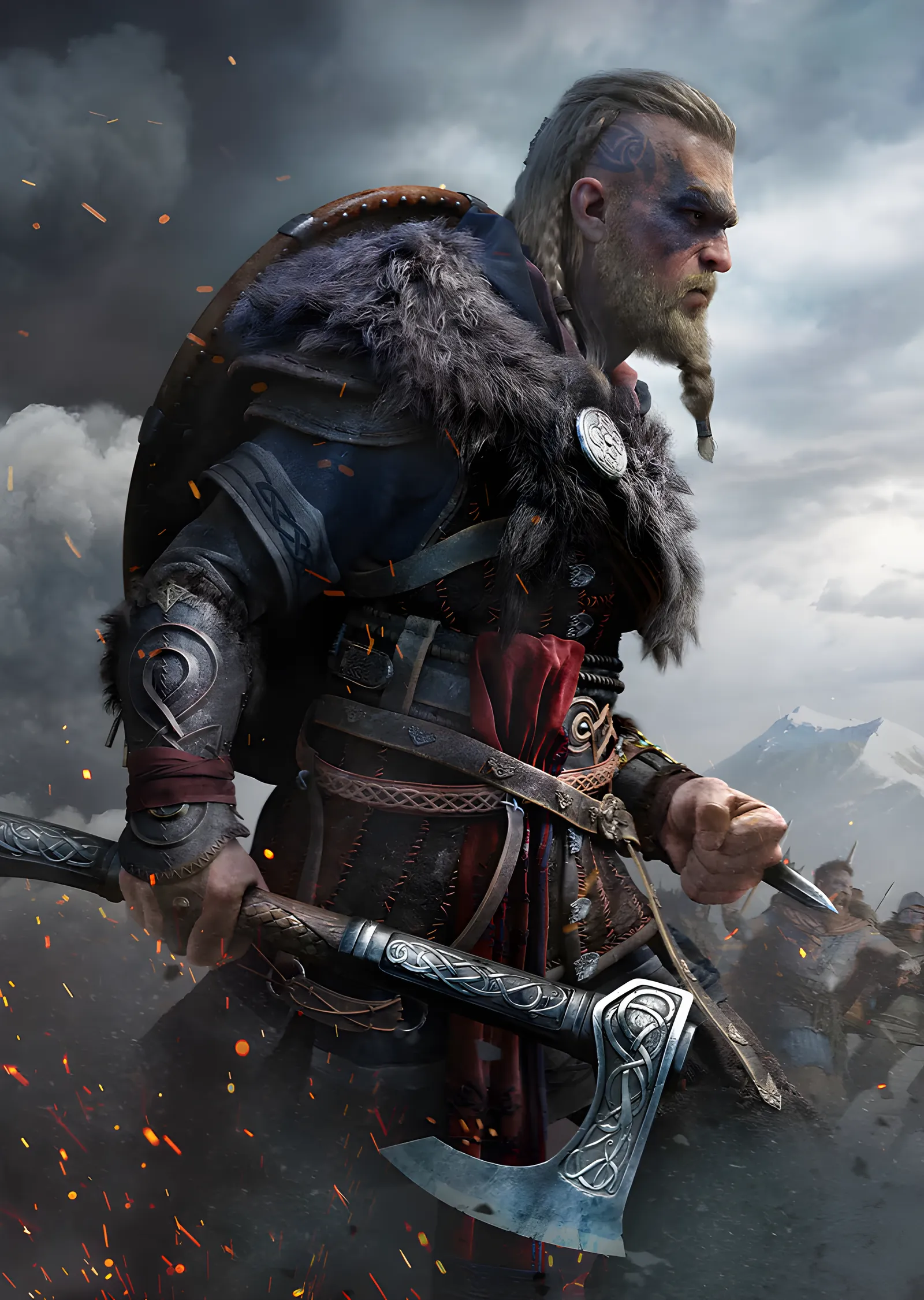 Assassin's Creed Valhalla - Baltalı Savaşçı metal tablo