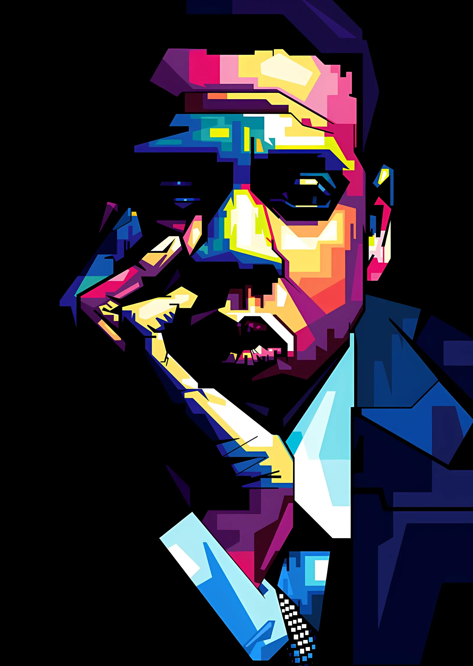 Jay-Z - Takım Elbiseli Pop Art metal tablo