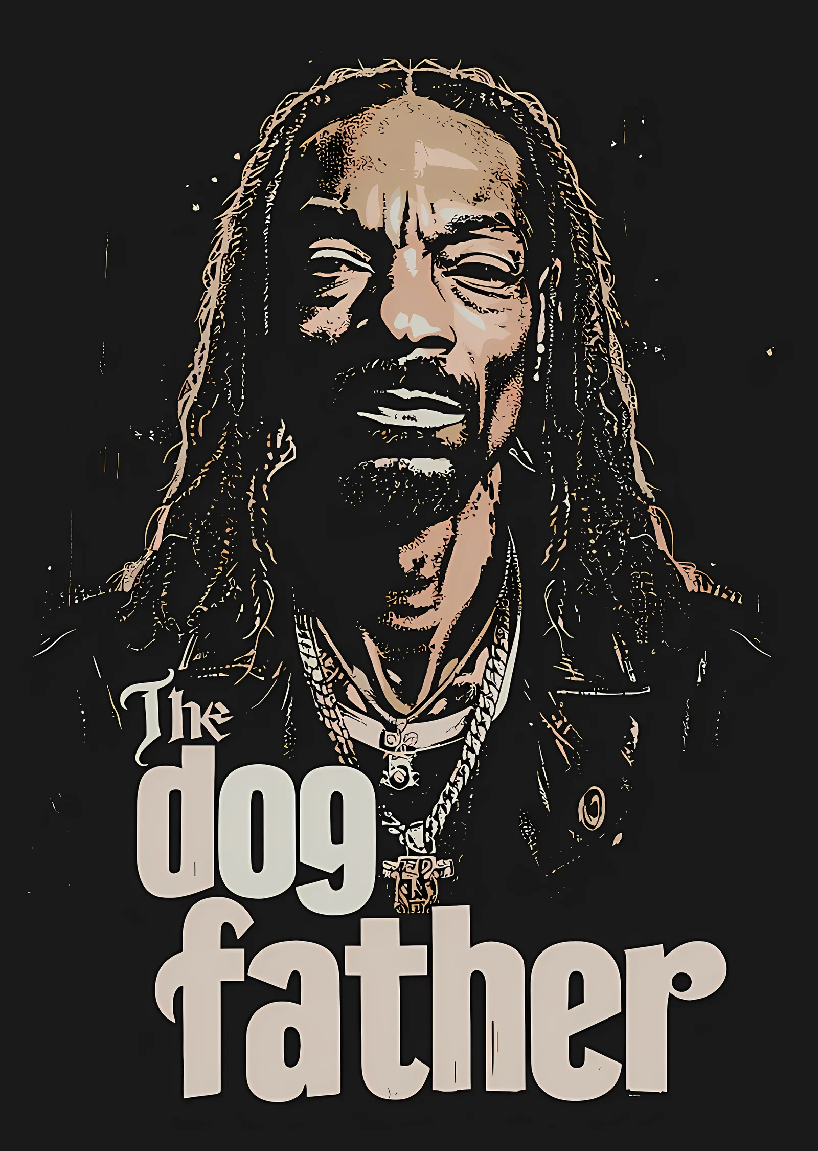 Snoop Dogg - The Dog Father Çizimi metal tablo