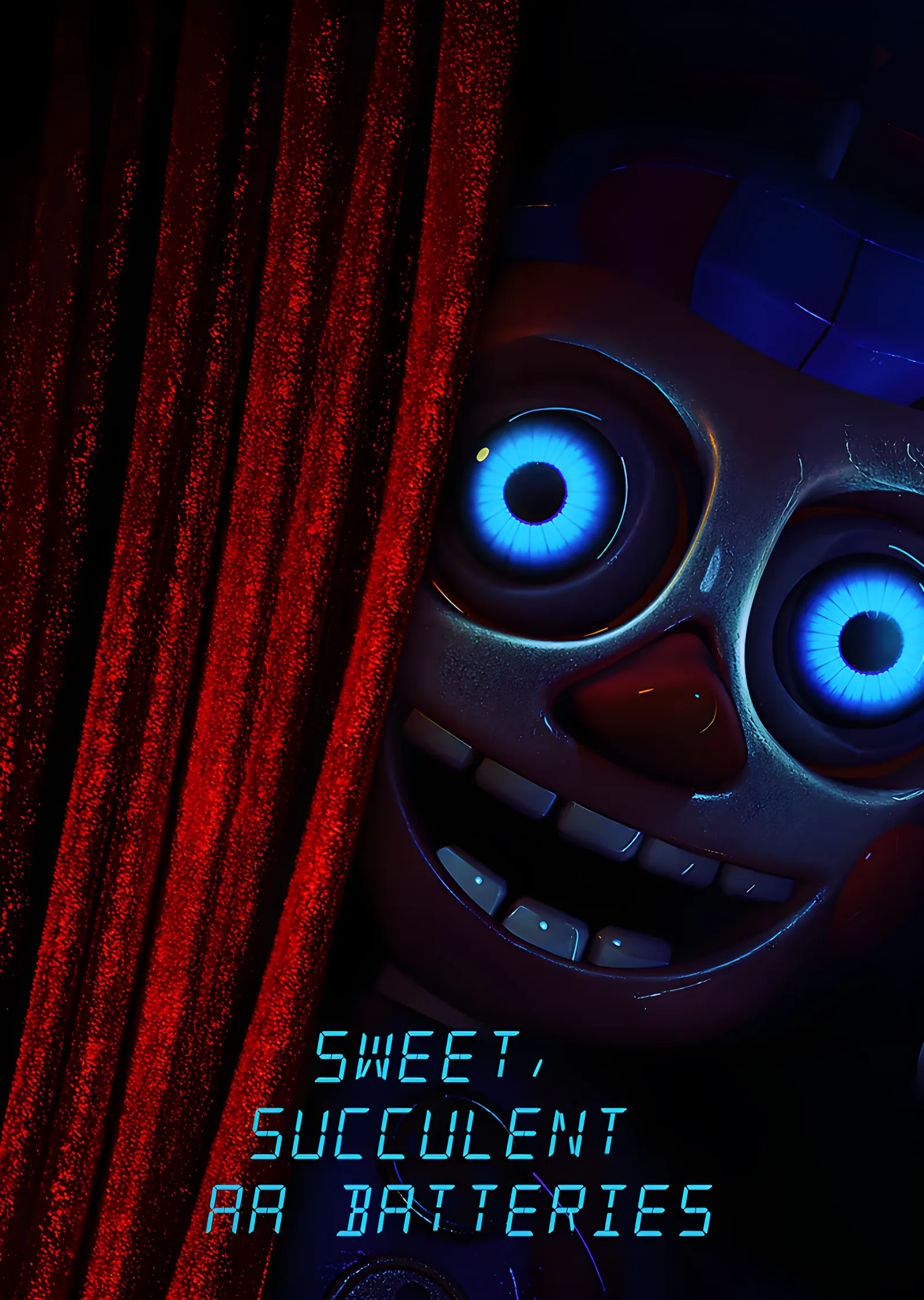 Five Nights at Freddy's - Sweet, Succulent AA Batteries metal tablo