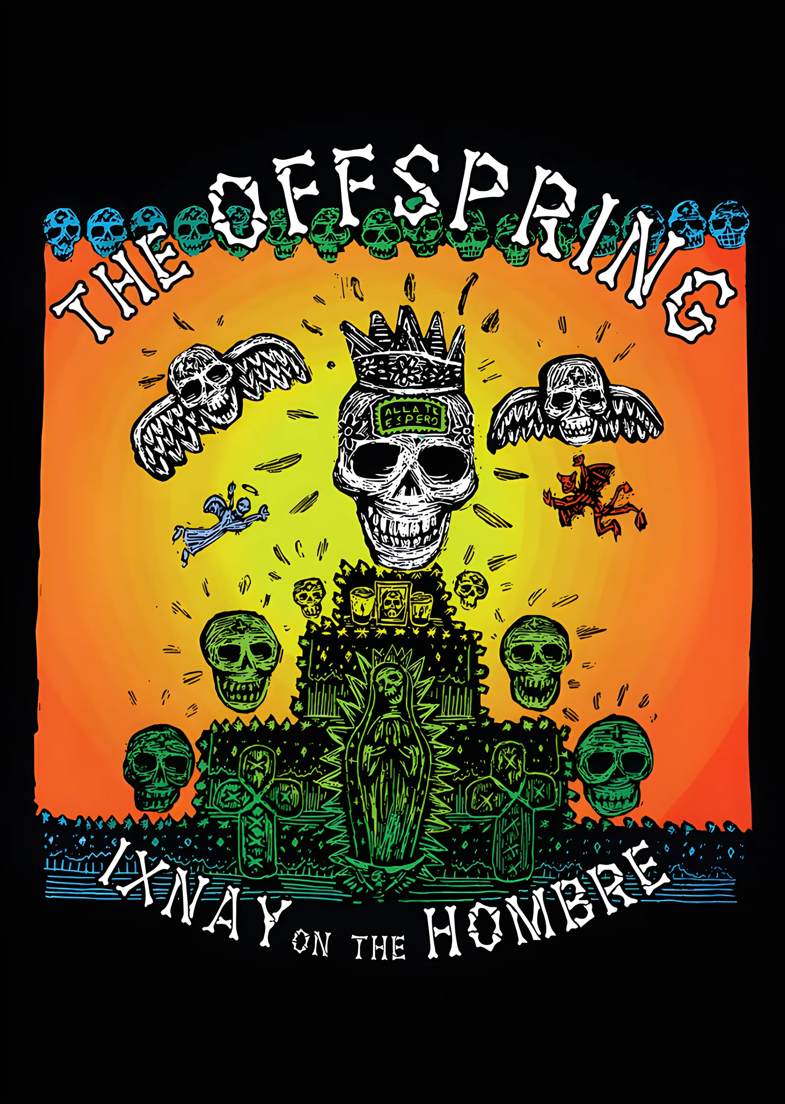 The Offspring - Ixnay on the Hombre metal tablo