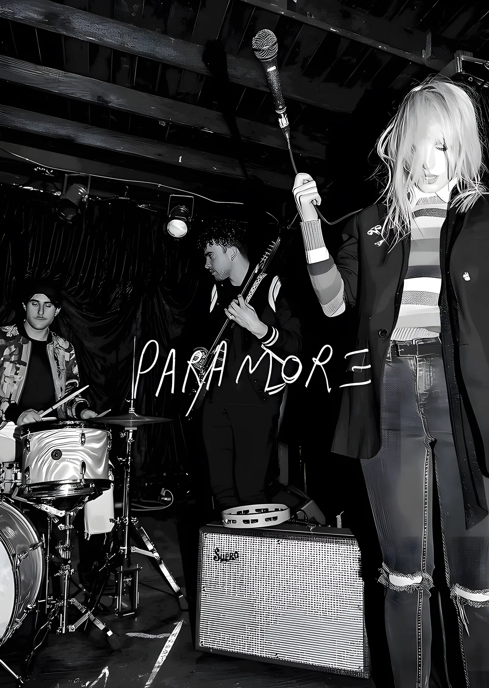 Paramore - Küçük Sahne metal tablo