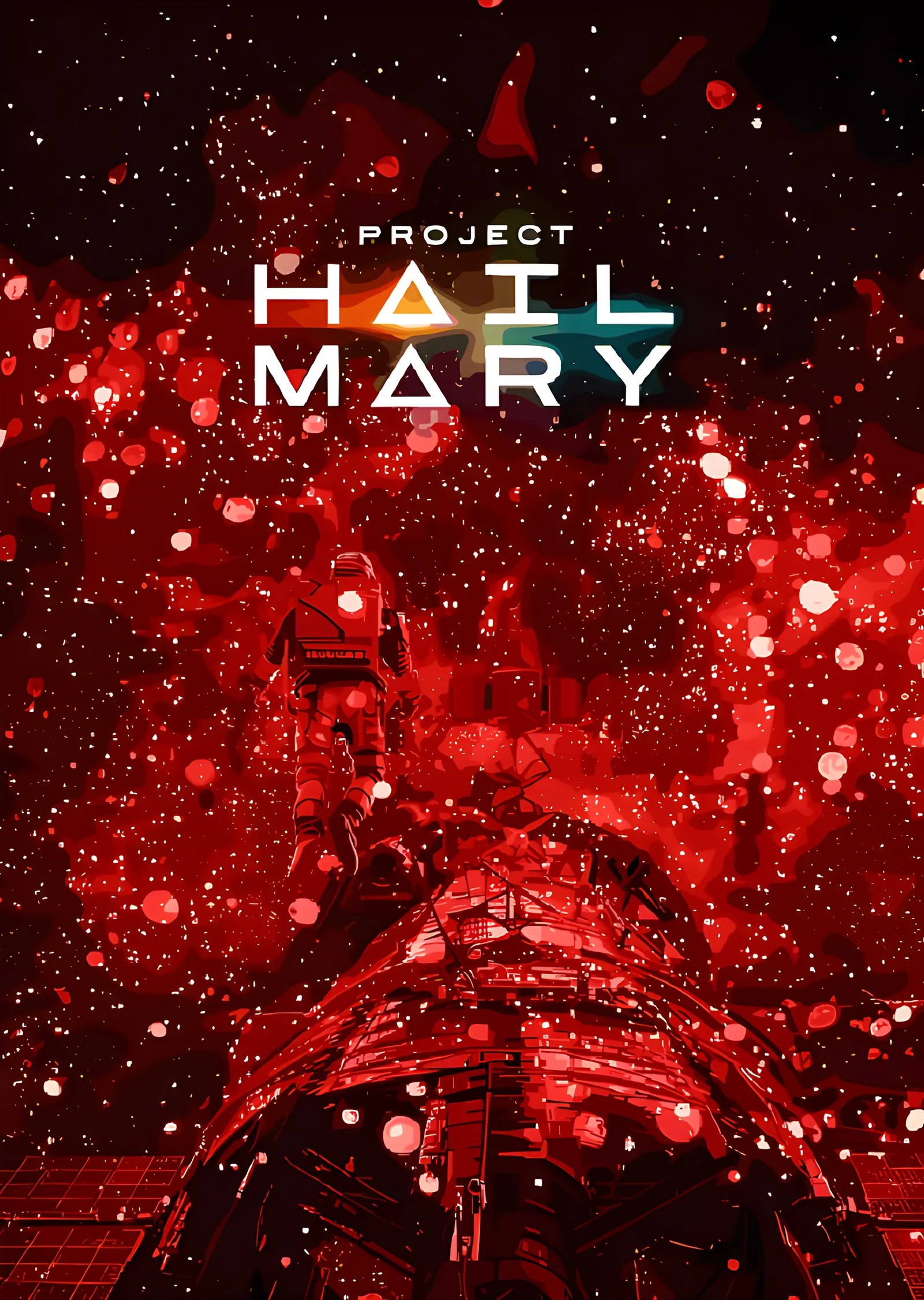 Project Hail Mary - Kızıl Uzay metal tablo