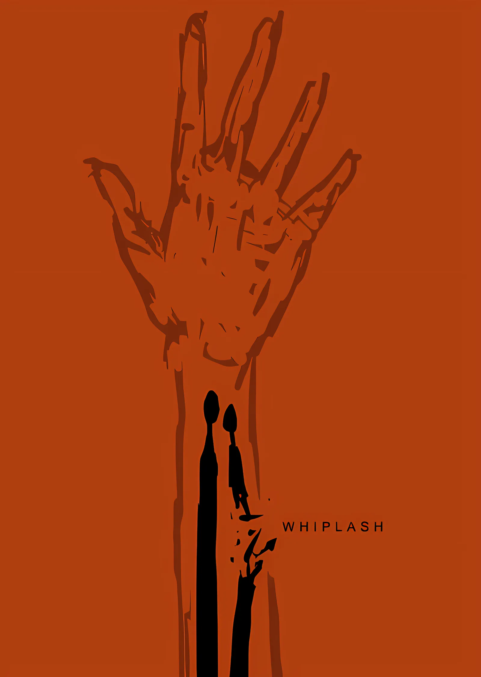 Whiplash - El ve Baget metal tablo