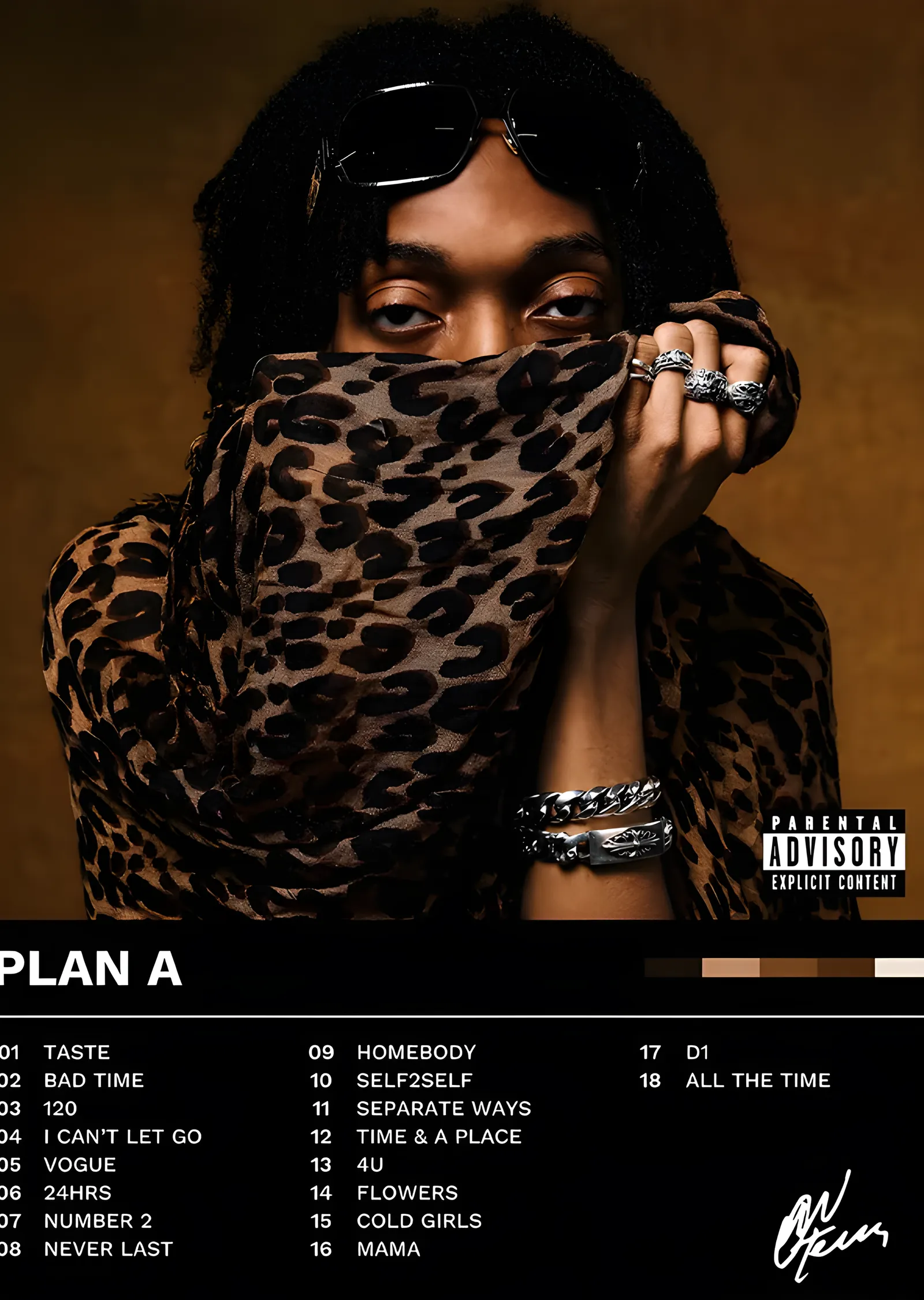 Plan A - Albüm Künyesi metal tablo