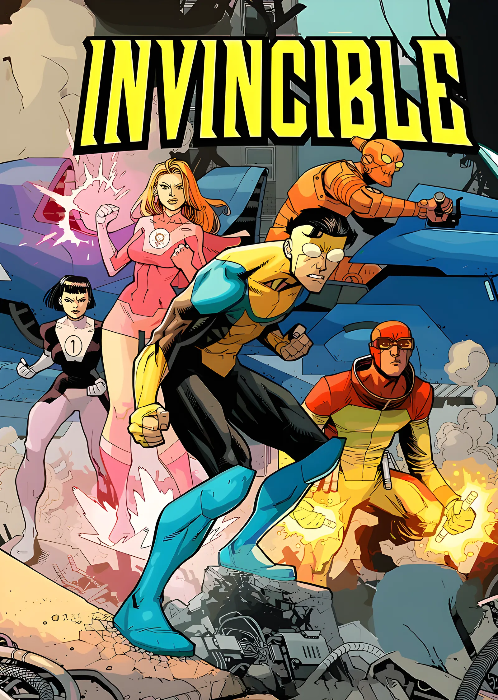 Invincible - Teen Team Ekibi metal tablo