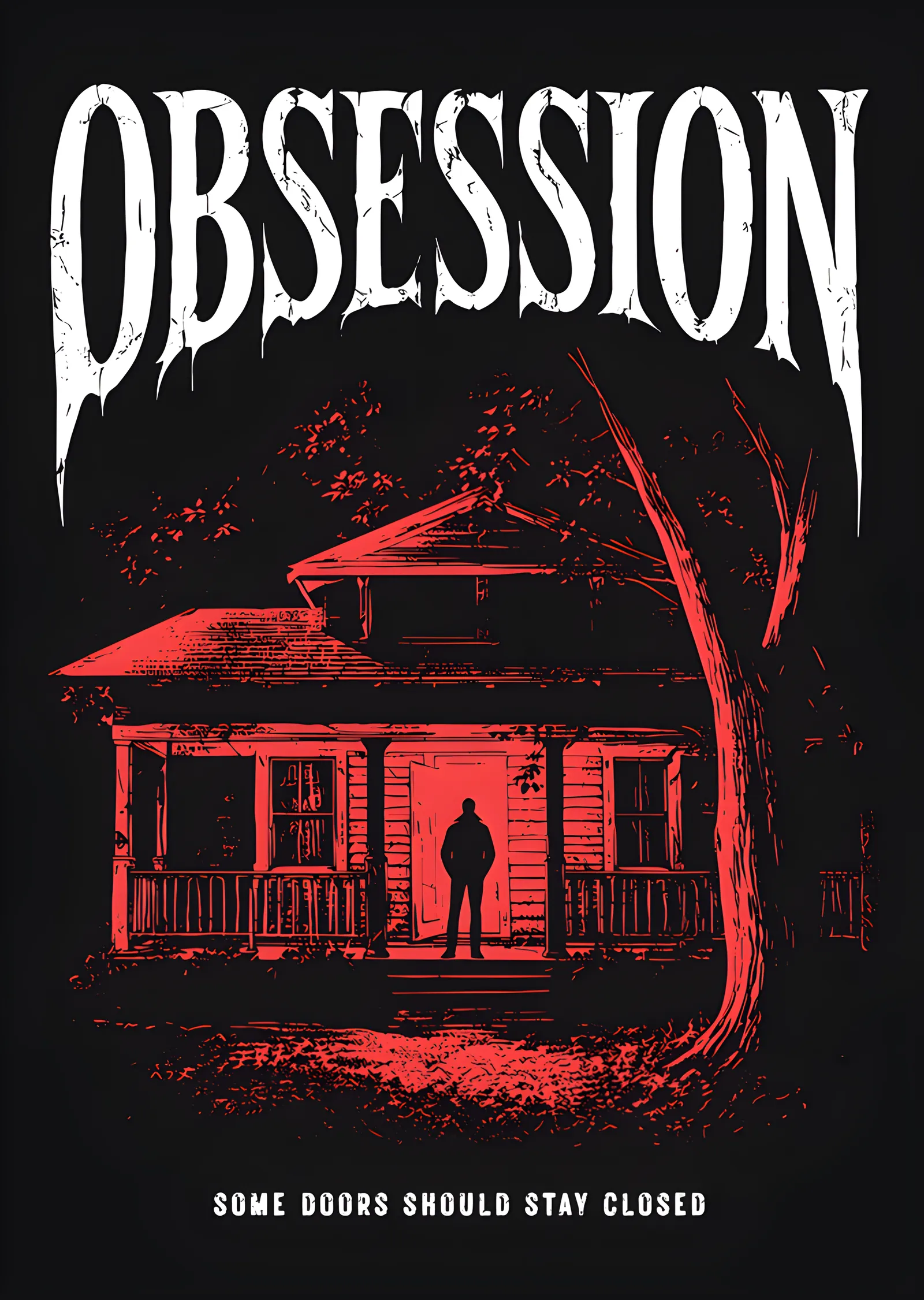 Obsession - Some Doors Should Stay Closed metal tablo