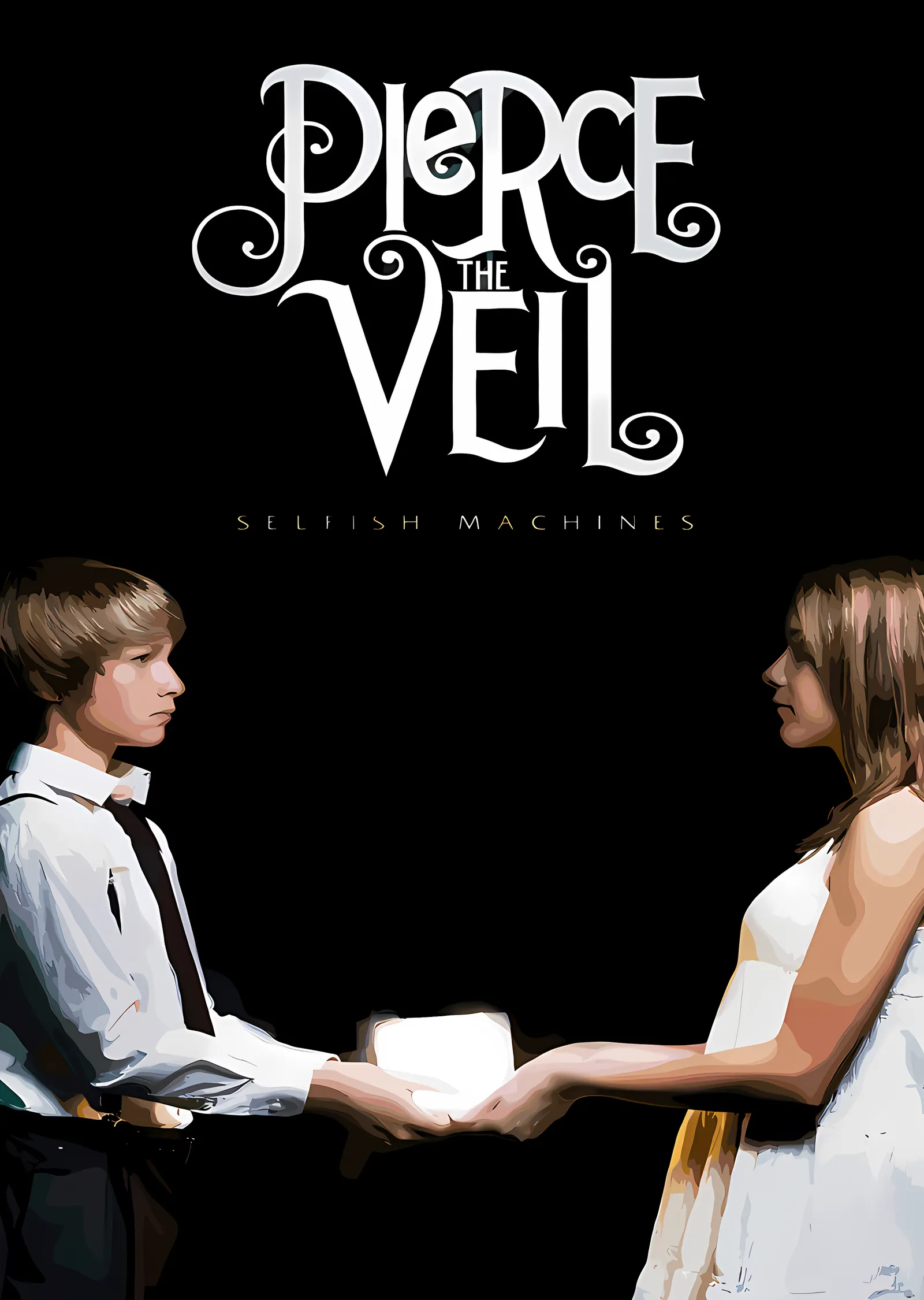 Pierce the Veil - Selfish Machines metal tablo