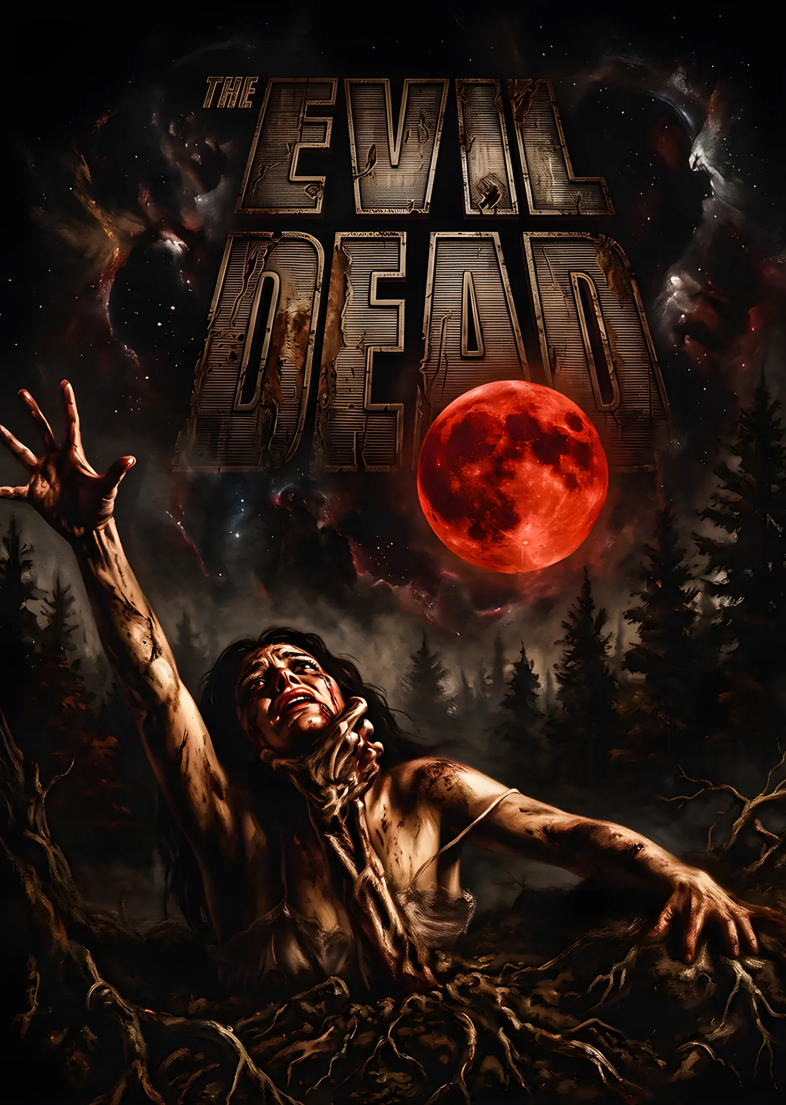 The Evil Dead - Kanlı Ayın Altında metal tablo