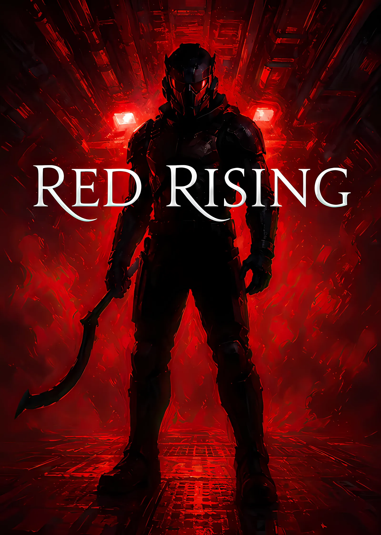Red Rising - Kızıl Koridor metal tablo