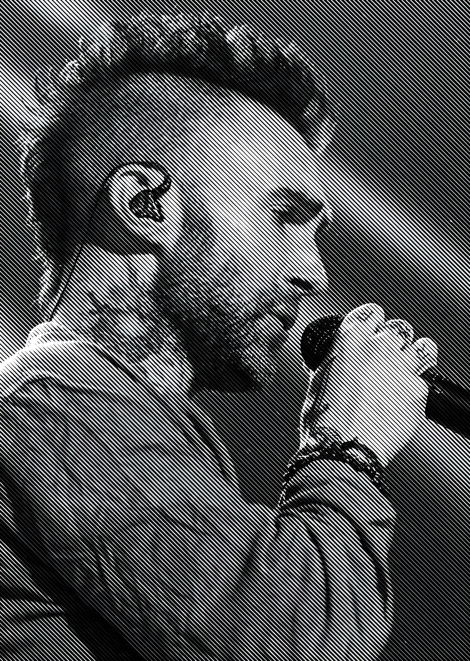 Adam Levine - Yandan Mikrofon Karesi metal tablo