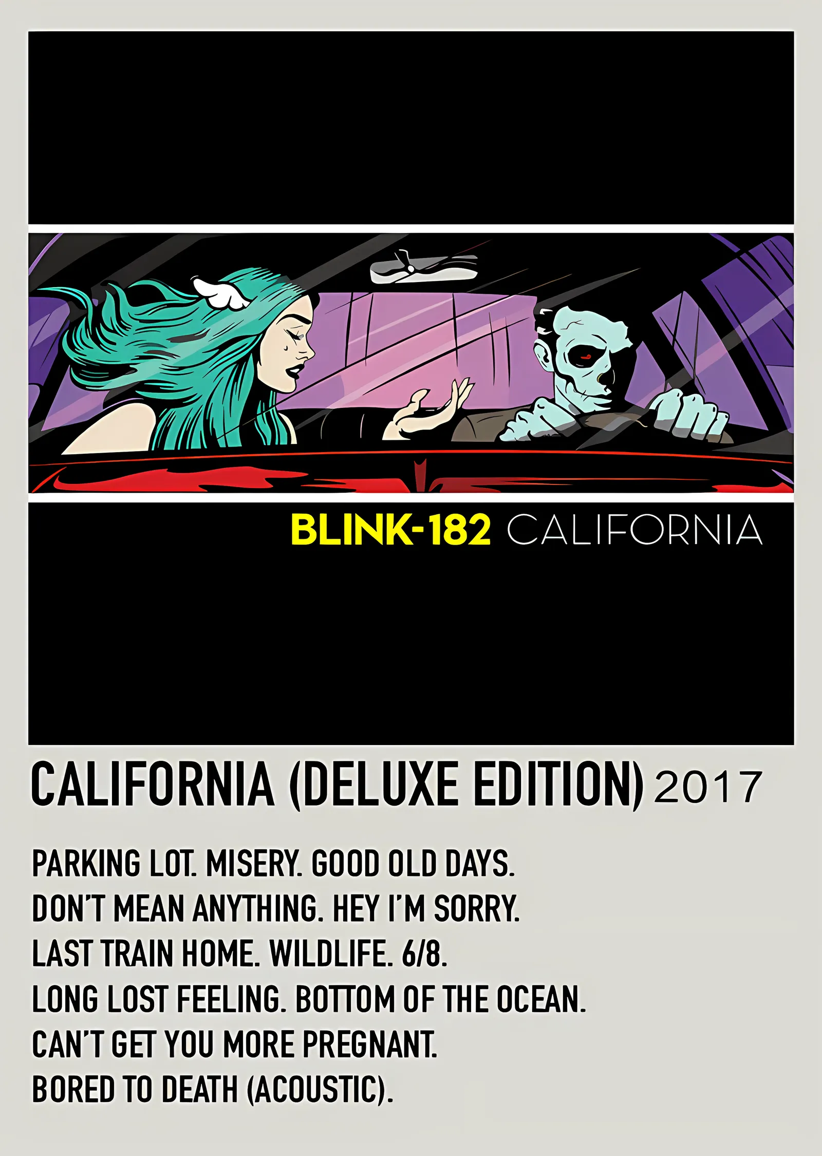 Blink-182 - California Deluxe Künye metal tablo