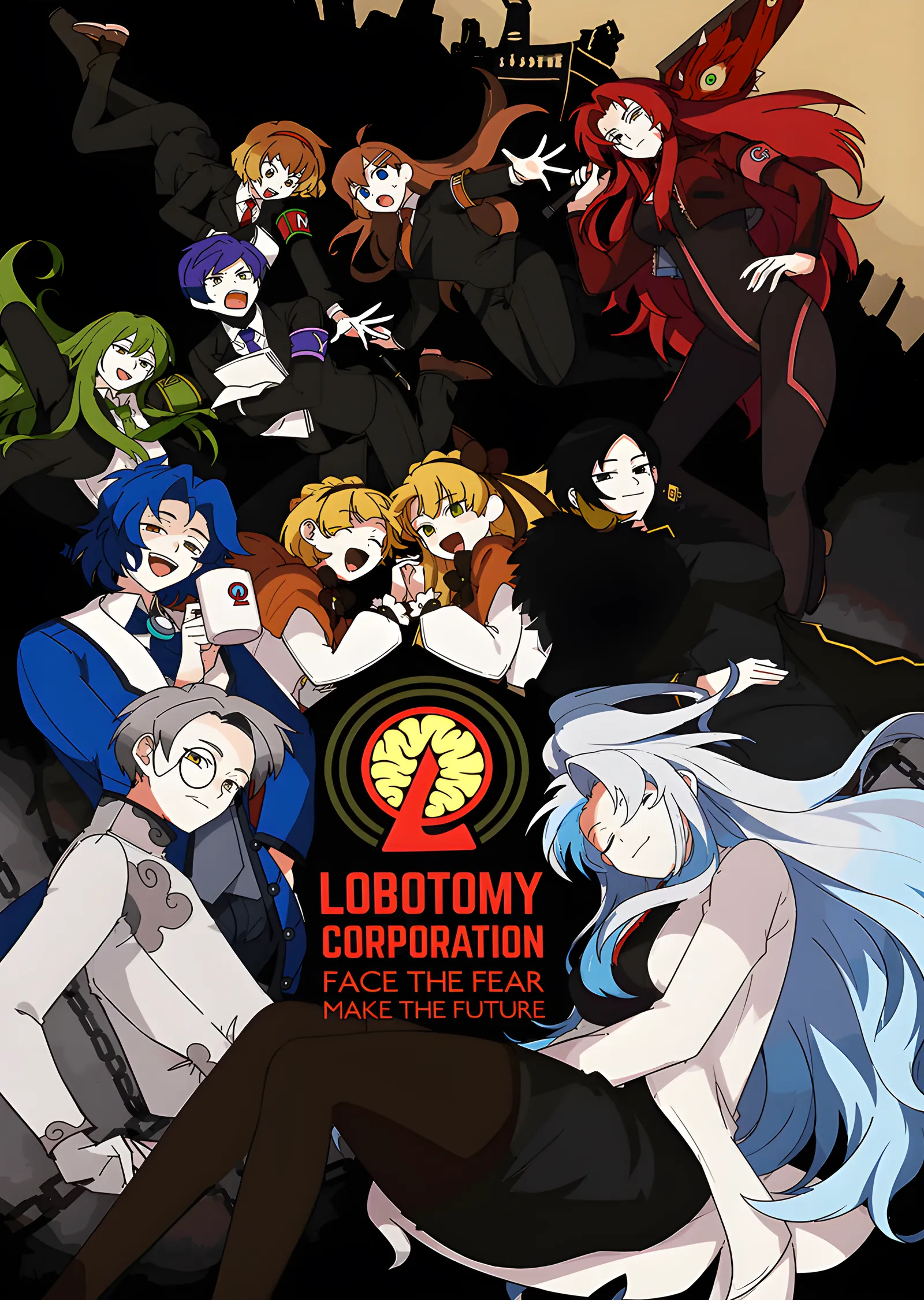 Lobotomy Corporation - Karakter Afişi metal tablo
