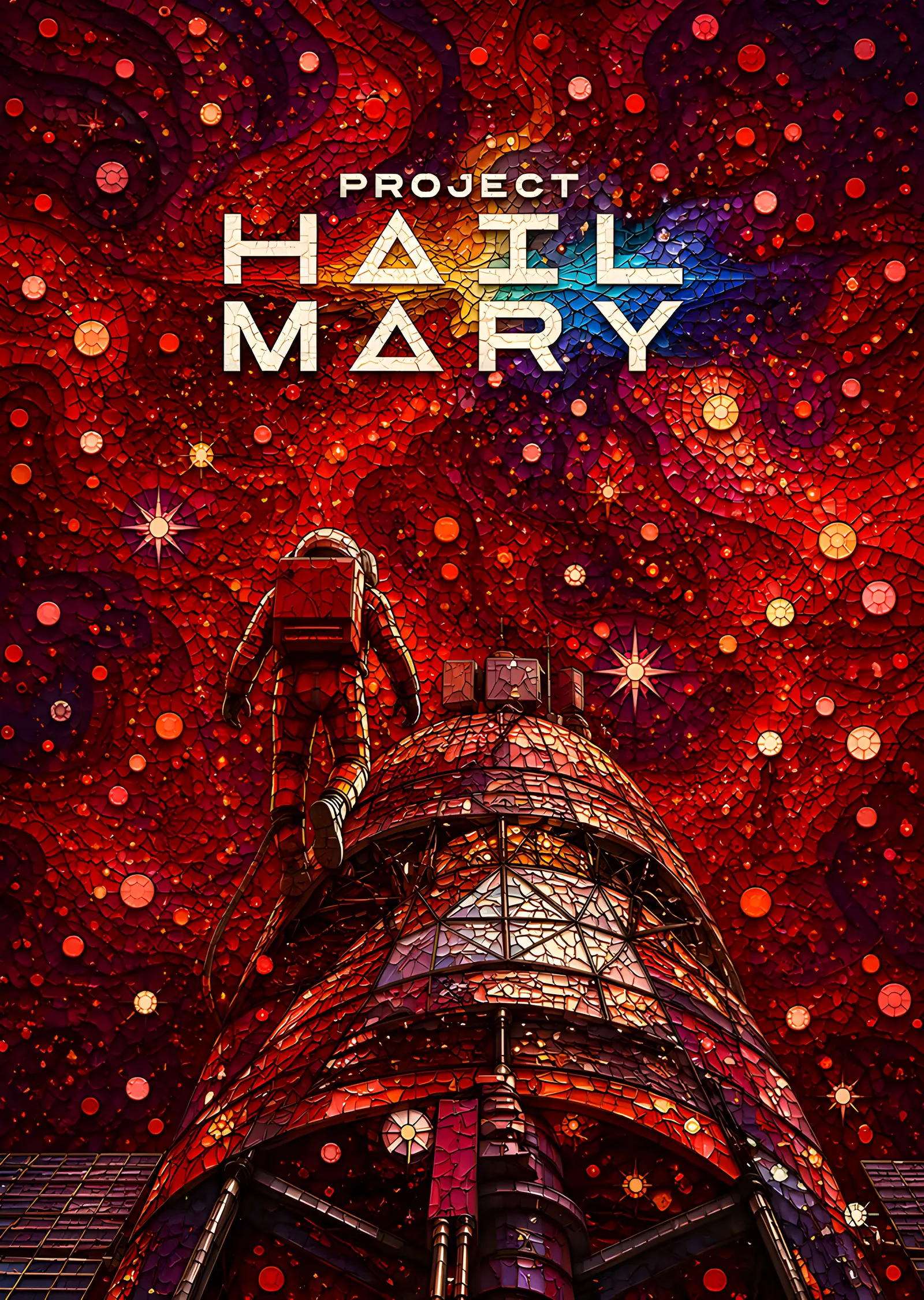 Project Hail Mary - Kızıl Bulutsu metal tablo