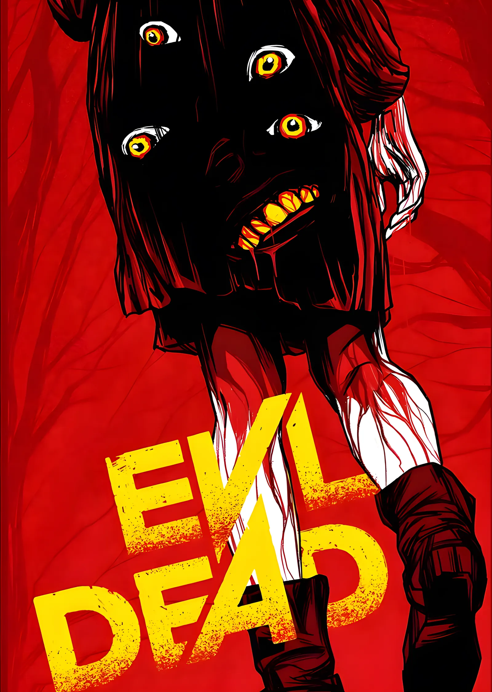 Evil Dead - Çok Gözlü Kötü Ruh metal tablo