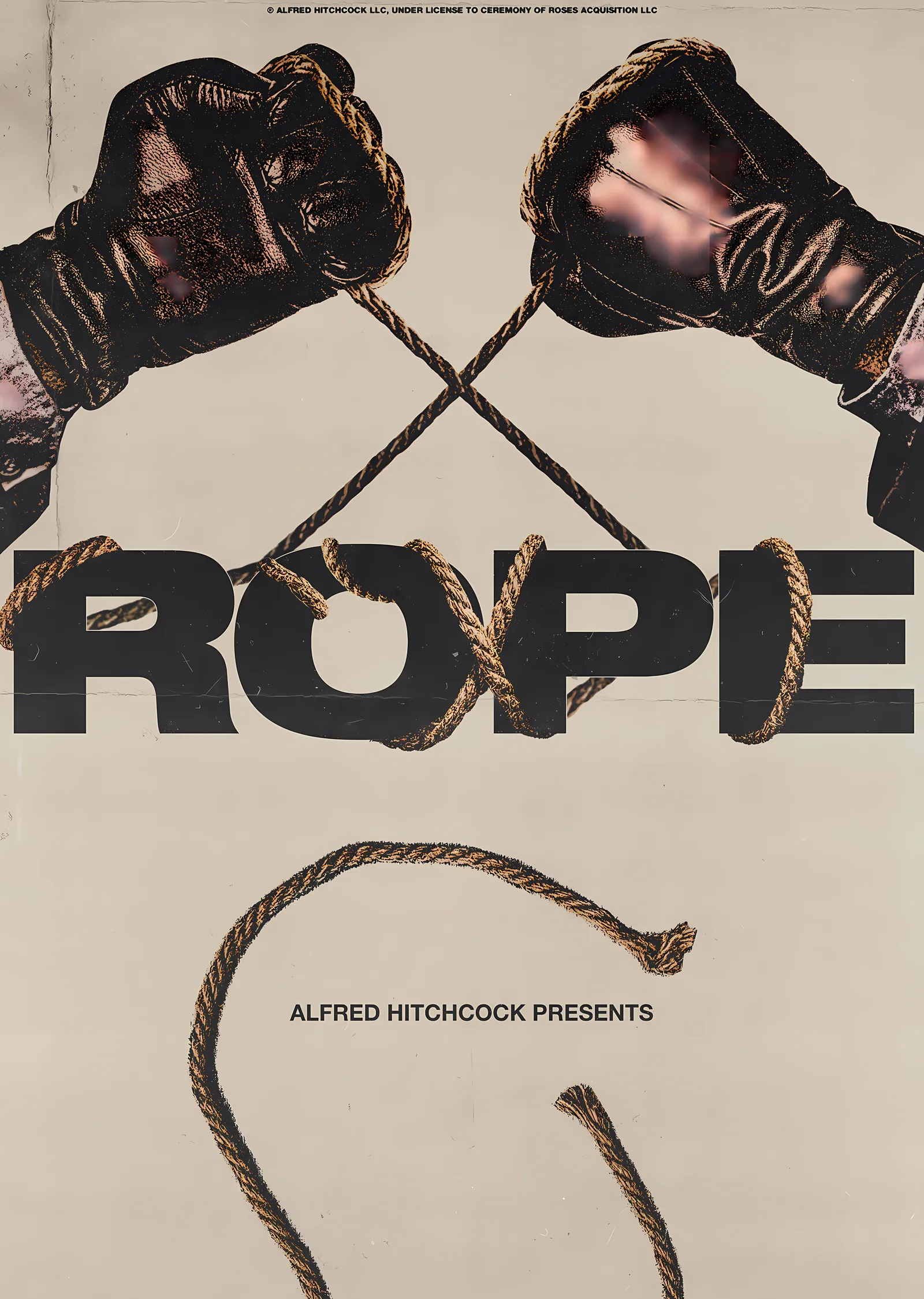 Rope - Çapraz Eldivenler metal tablo