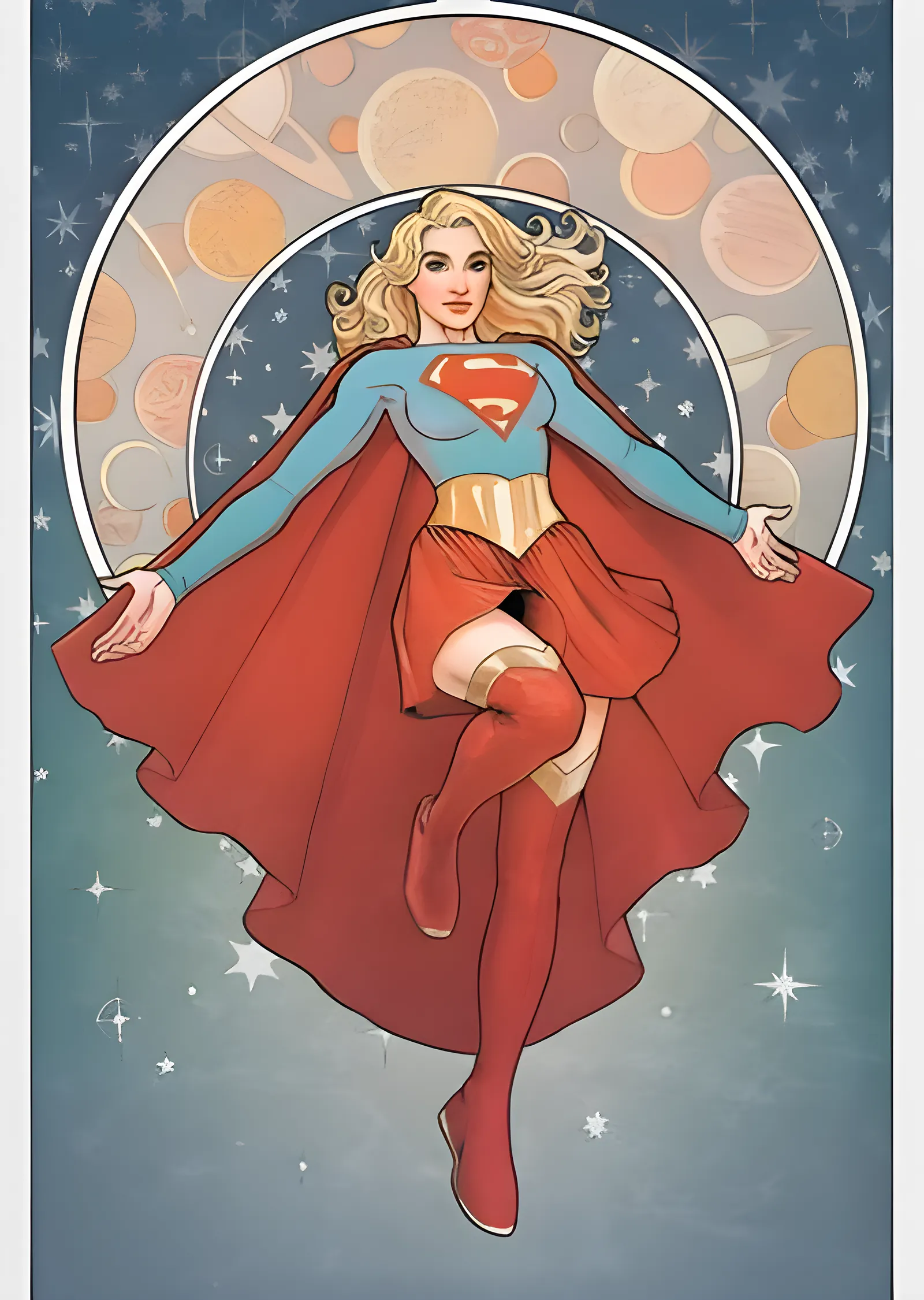 Supergirl: Woman of Tomorrow Varyant metal tablo