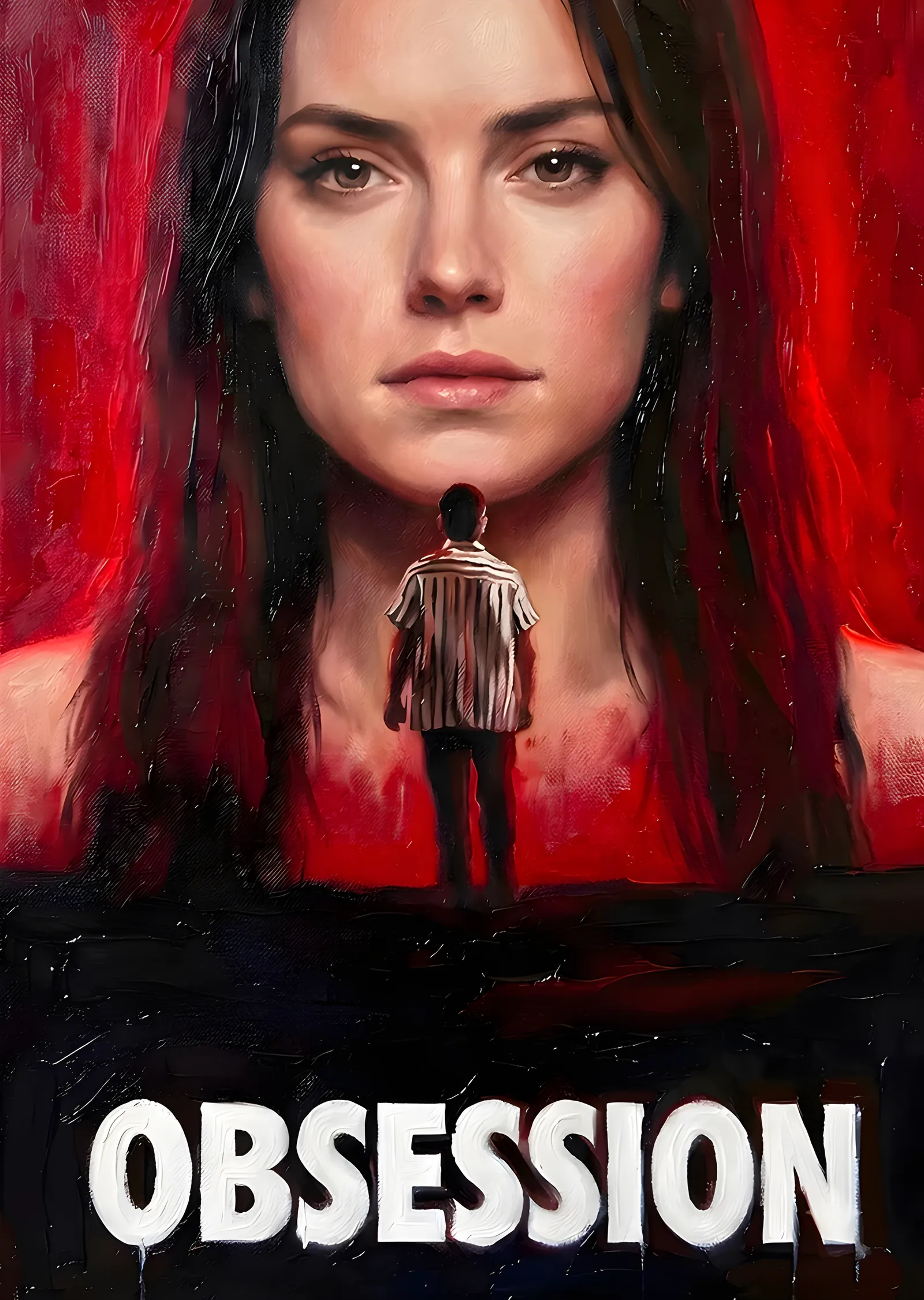 Obsession - Boynundaki Küçük Gölge metal tablo