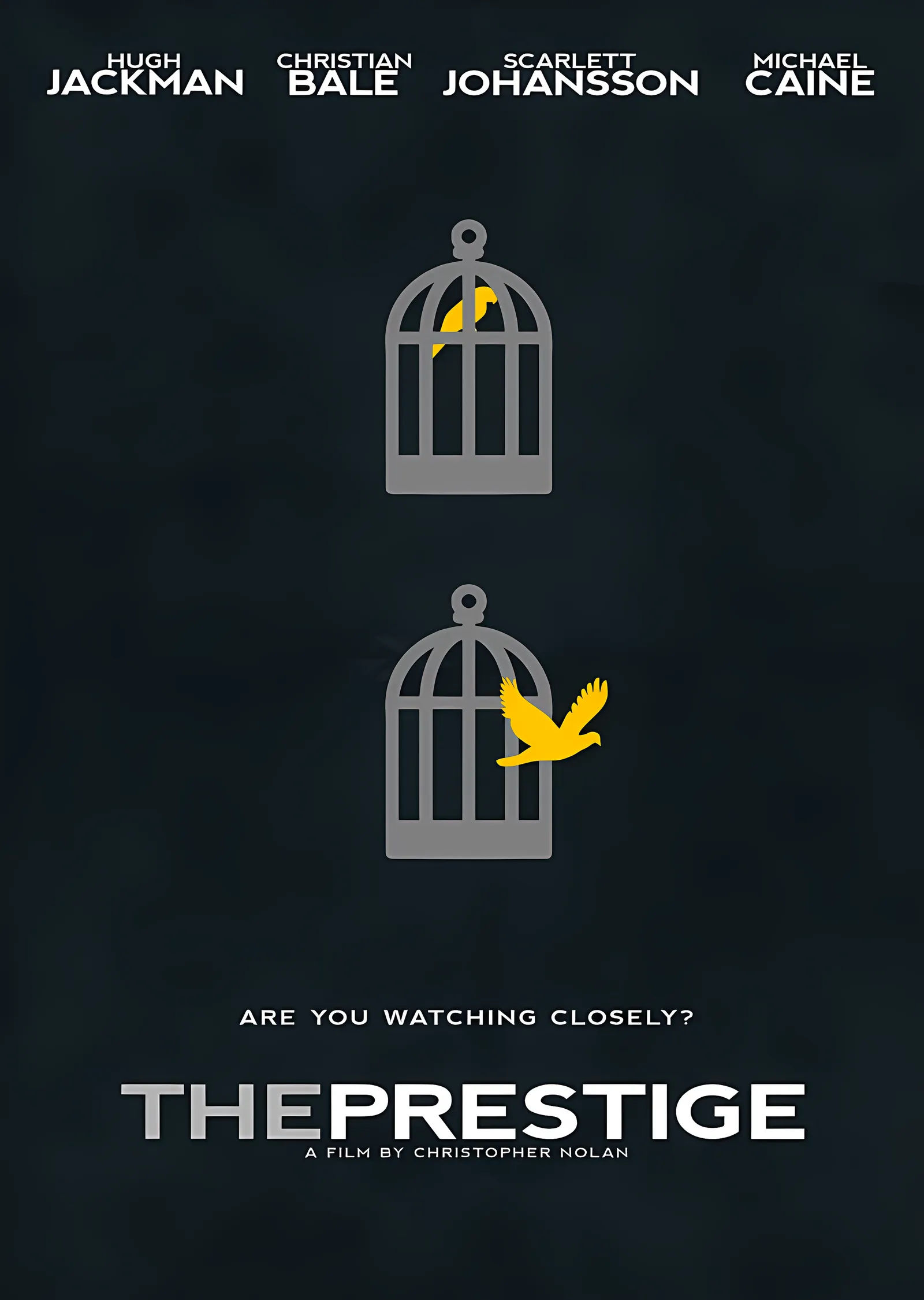 The Prestige - Are You Watching Closely metal tablo
