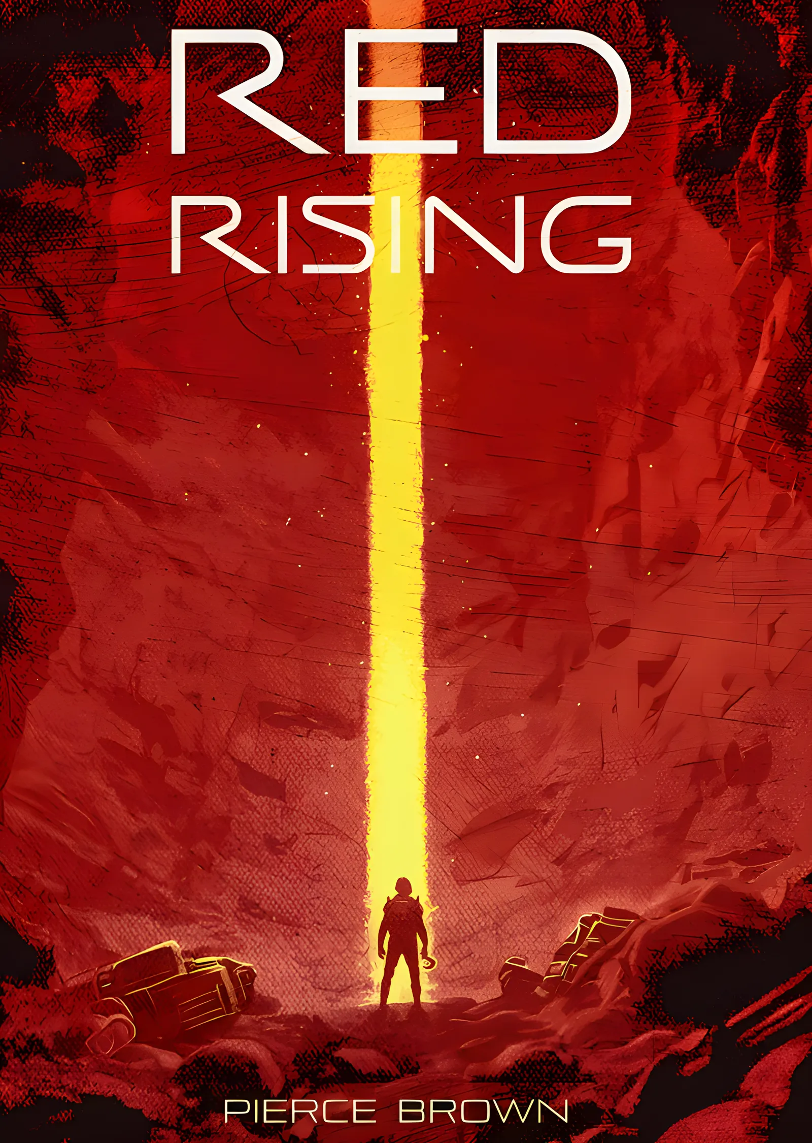 Red Rising - Işık Huzmesi metal tablo