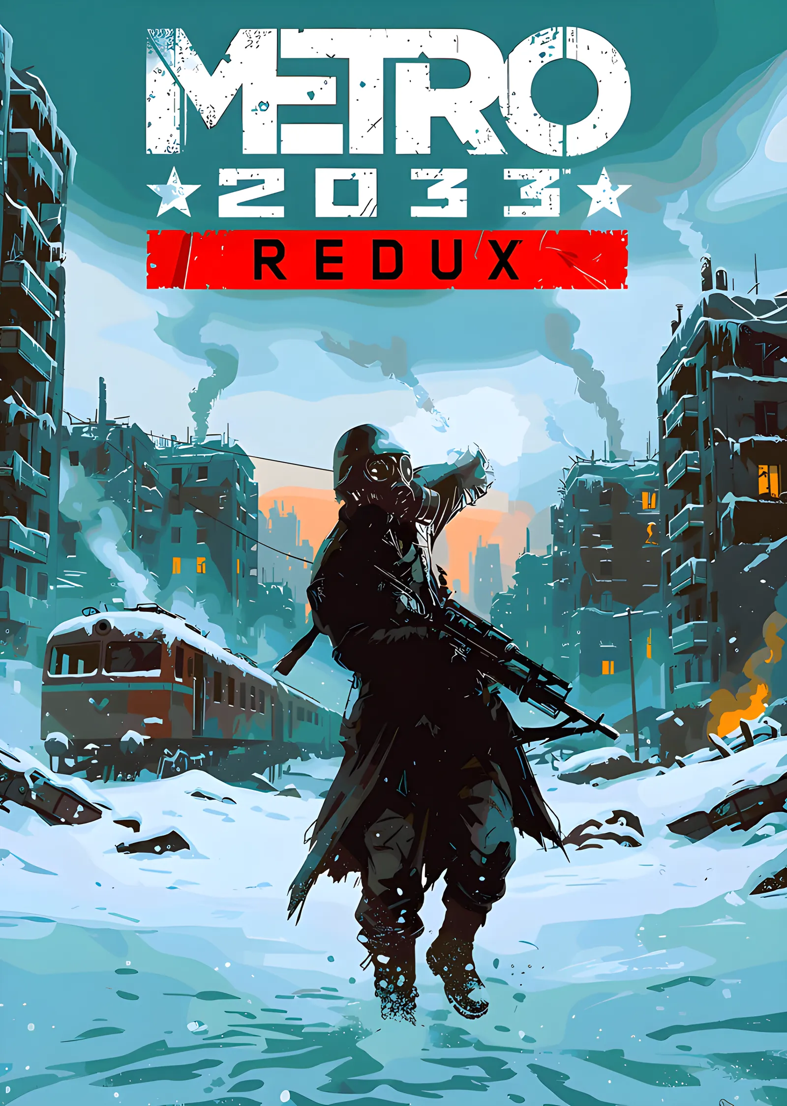 Metro 2033 Redux - Karlı Harabe metal tablo