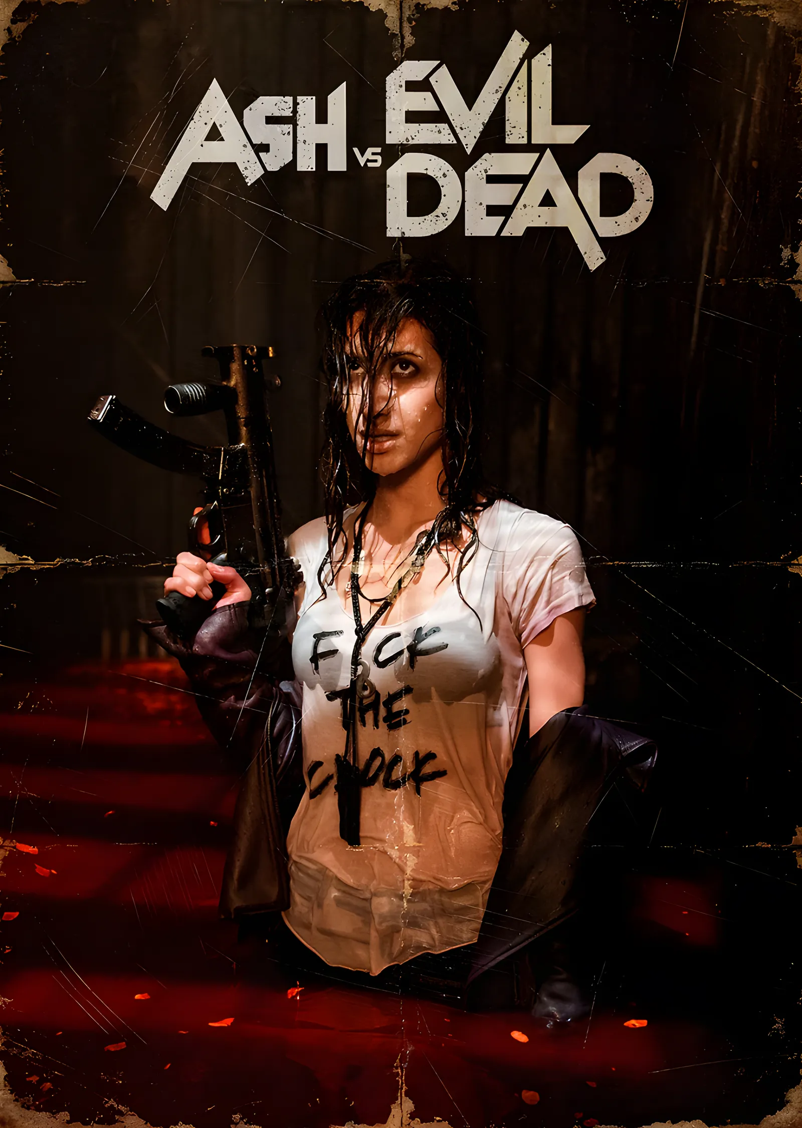 Ash vs Evil Dead - Kelly Maxwell metal tablo