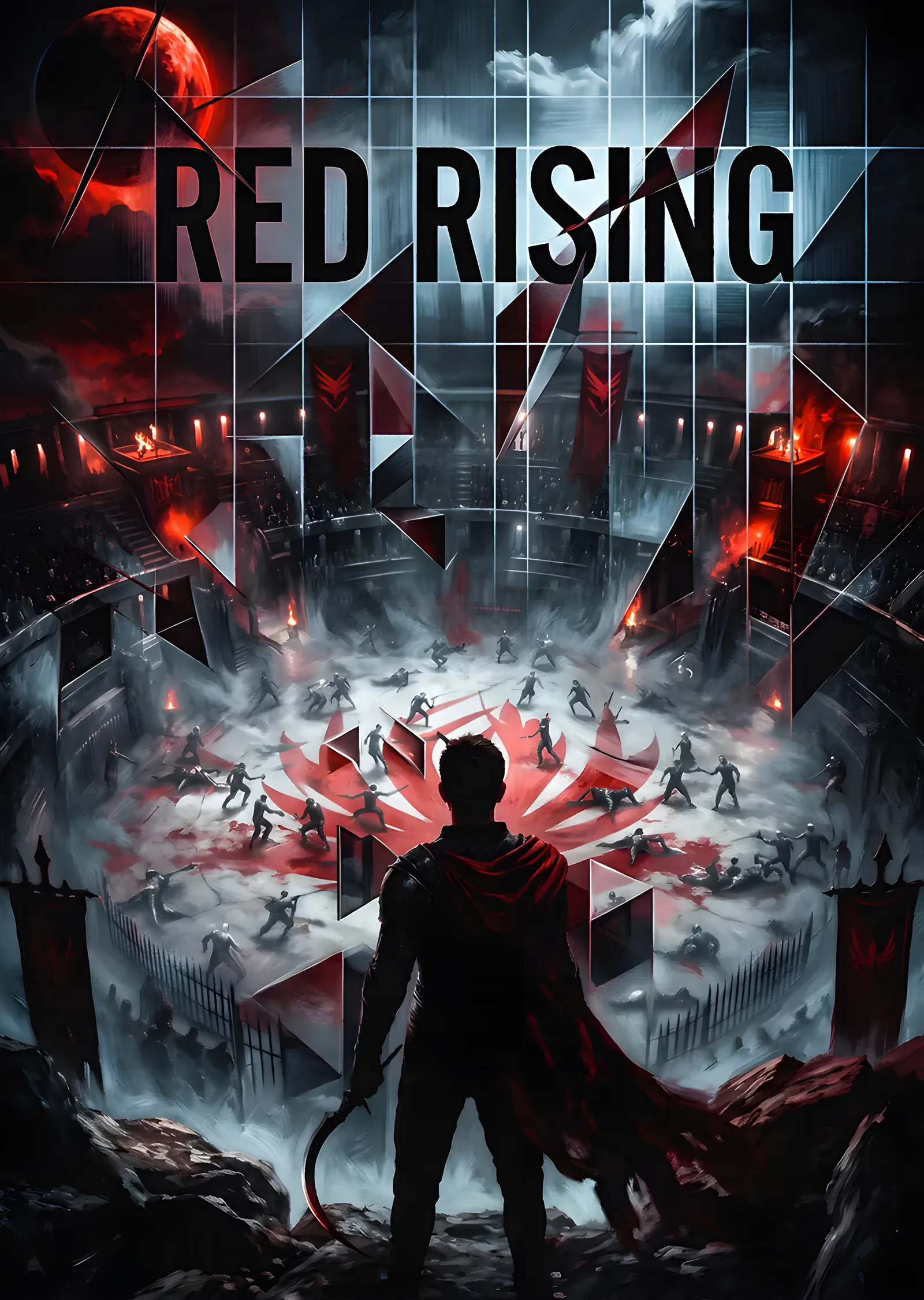 Red Rising - Arena metal tablo