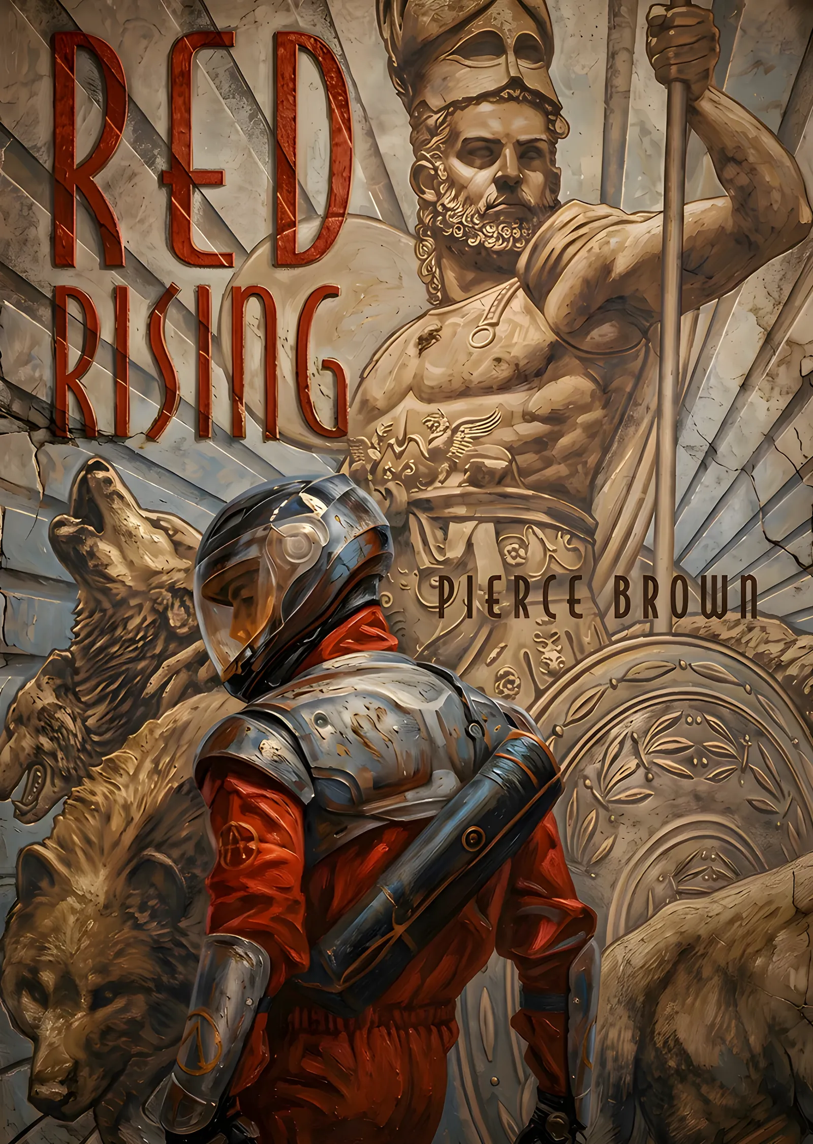 Red Rising - Taş Kabartma metal tablo