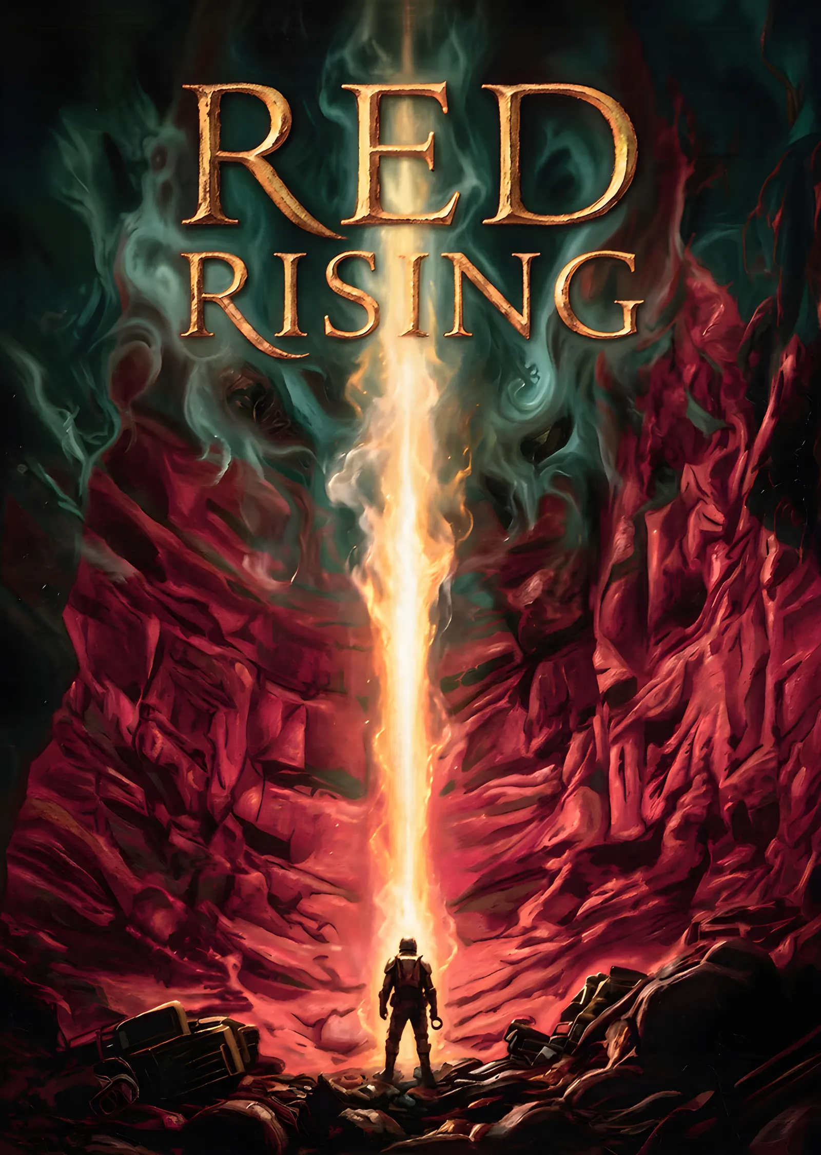 Red Rising - Kızıl Vadi metal tablo
