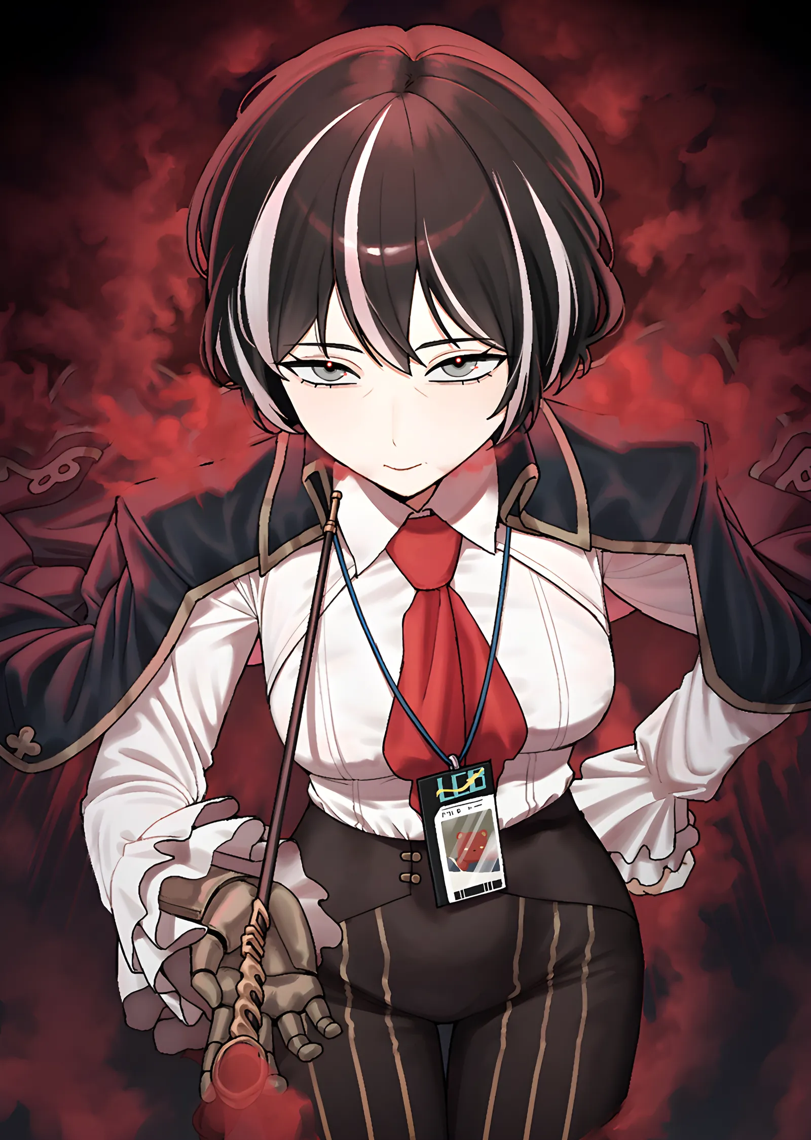 Kravatlı Anime Karakteri metal tablo