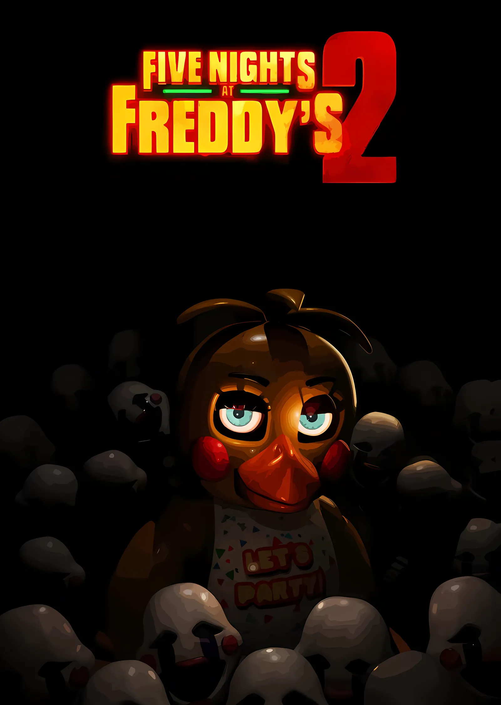 Five Nights at Freddy's 2 - Toy Chica metal tablo