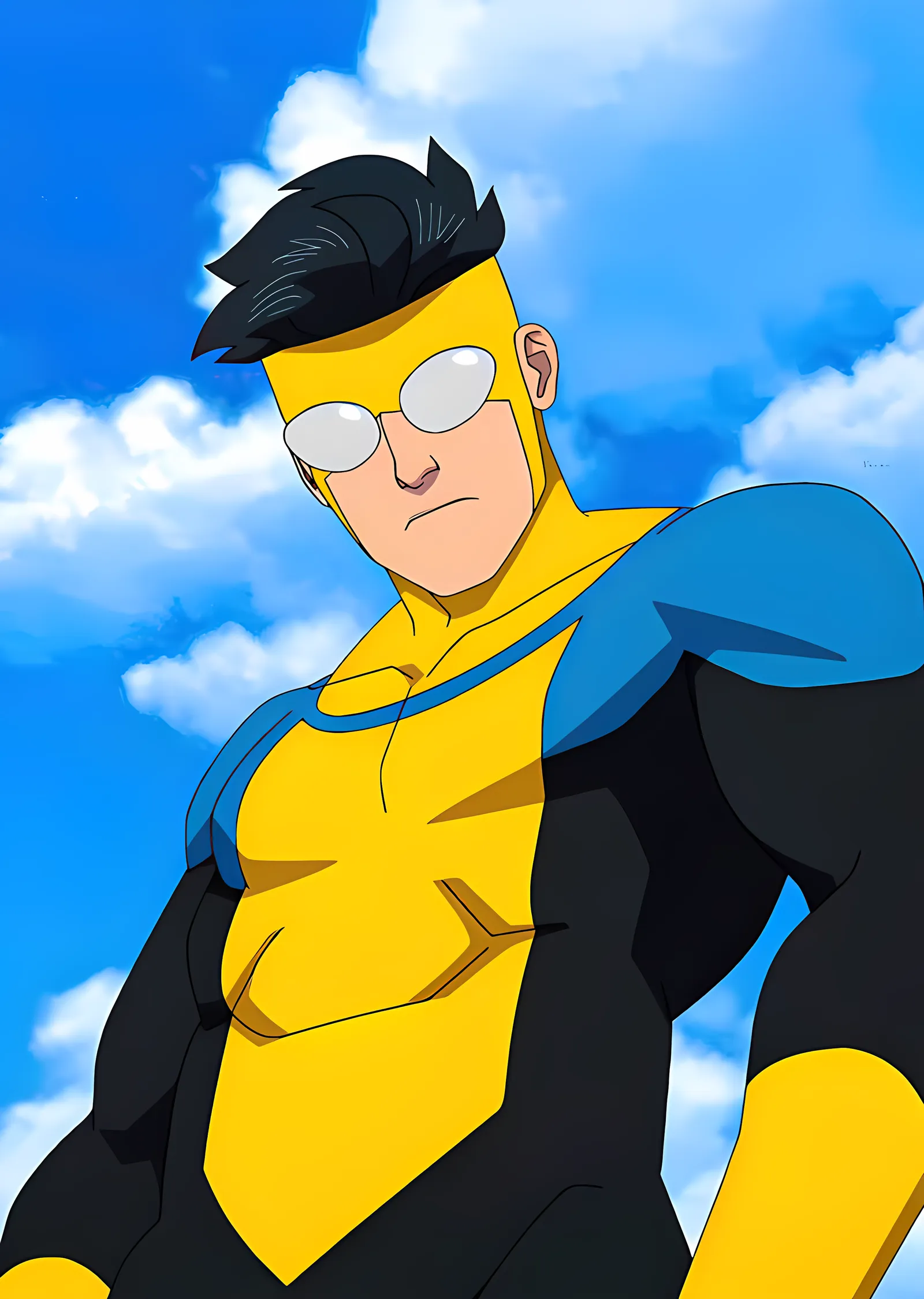 Invincible - Gökyüzünde Mark Grayson metal tablo