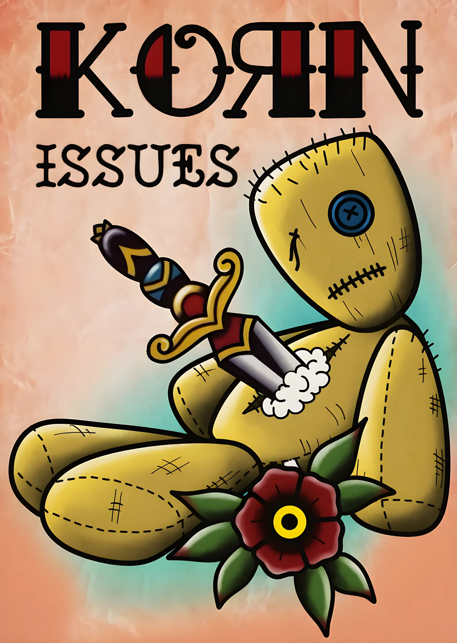 Korn - Issues Vudu Bebeği metal tablo