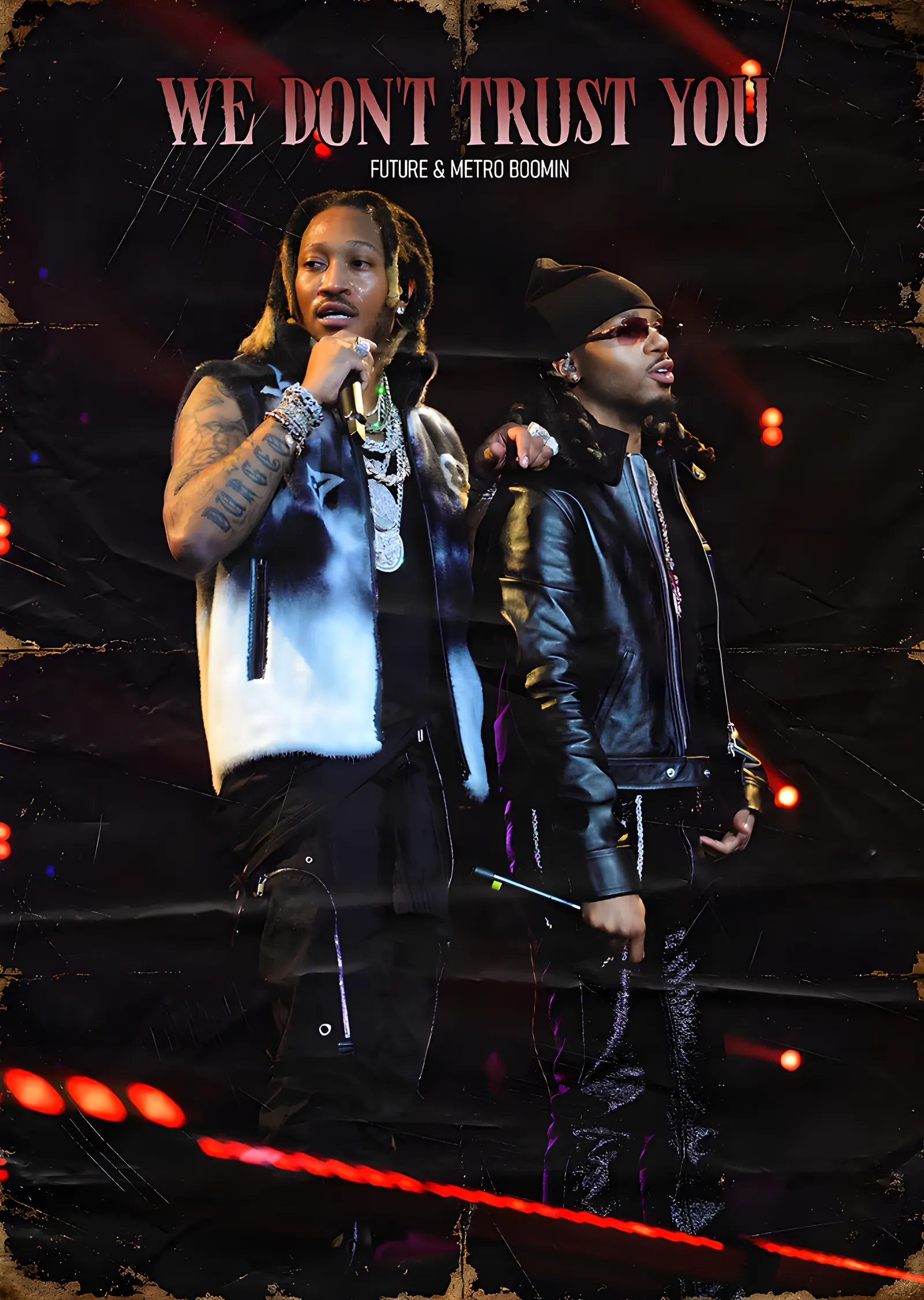 Future & Metro Boomin - Sahne Karesi metal tablo