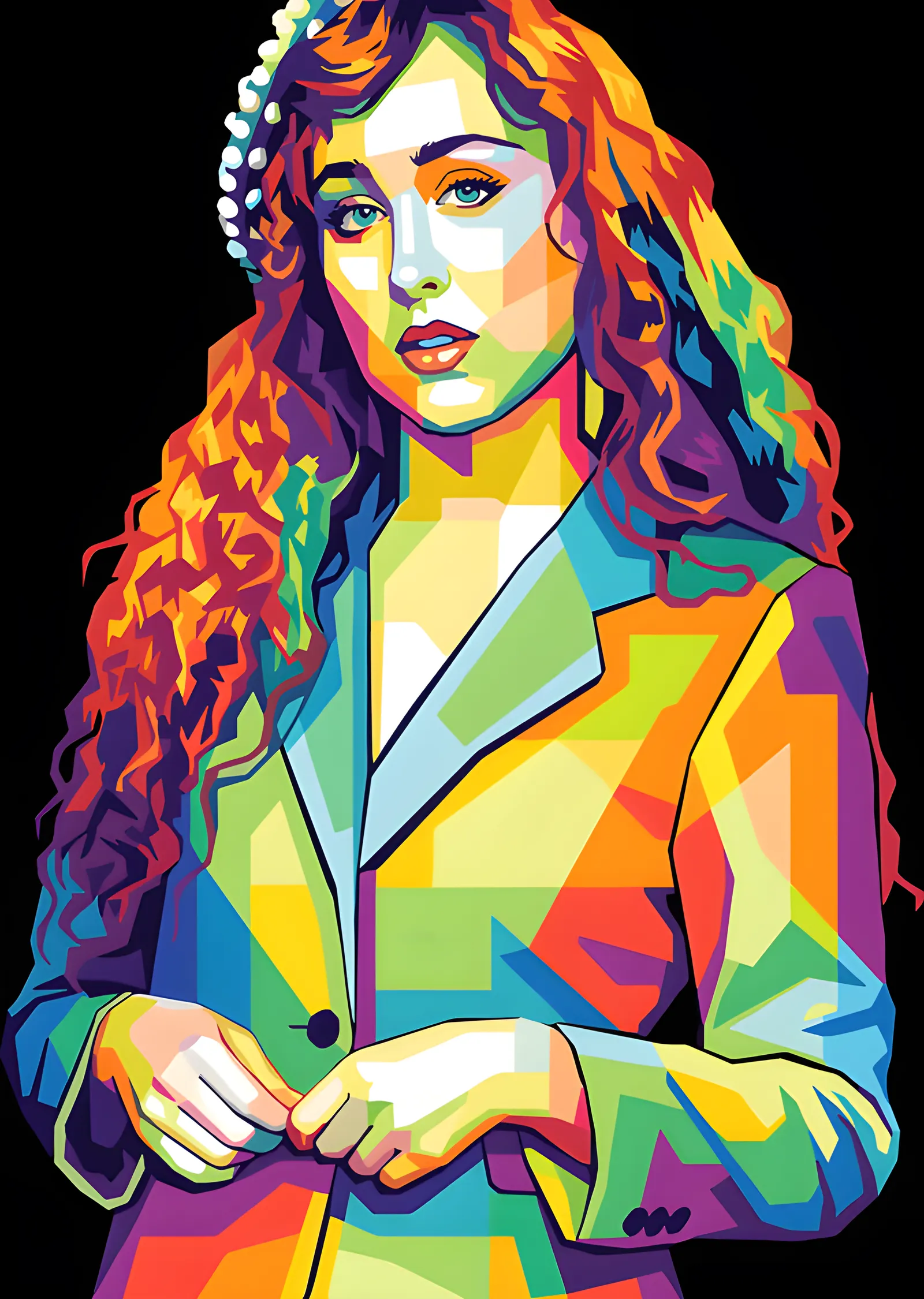 Chappell Roan - Bukleli Pop Art metal tablo
