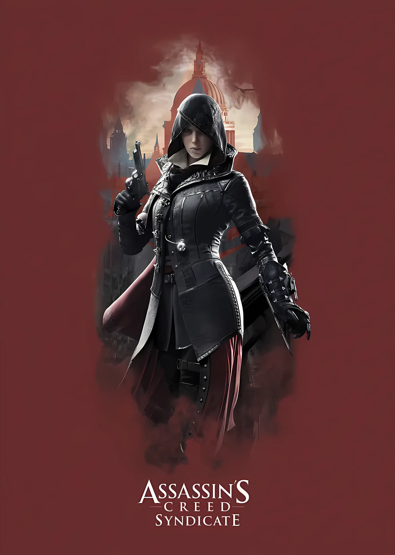 Assassin's Creed Syndicate - Kapüşonlu Karakter metal tablo