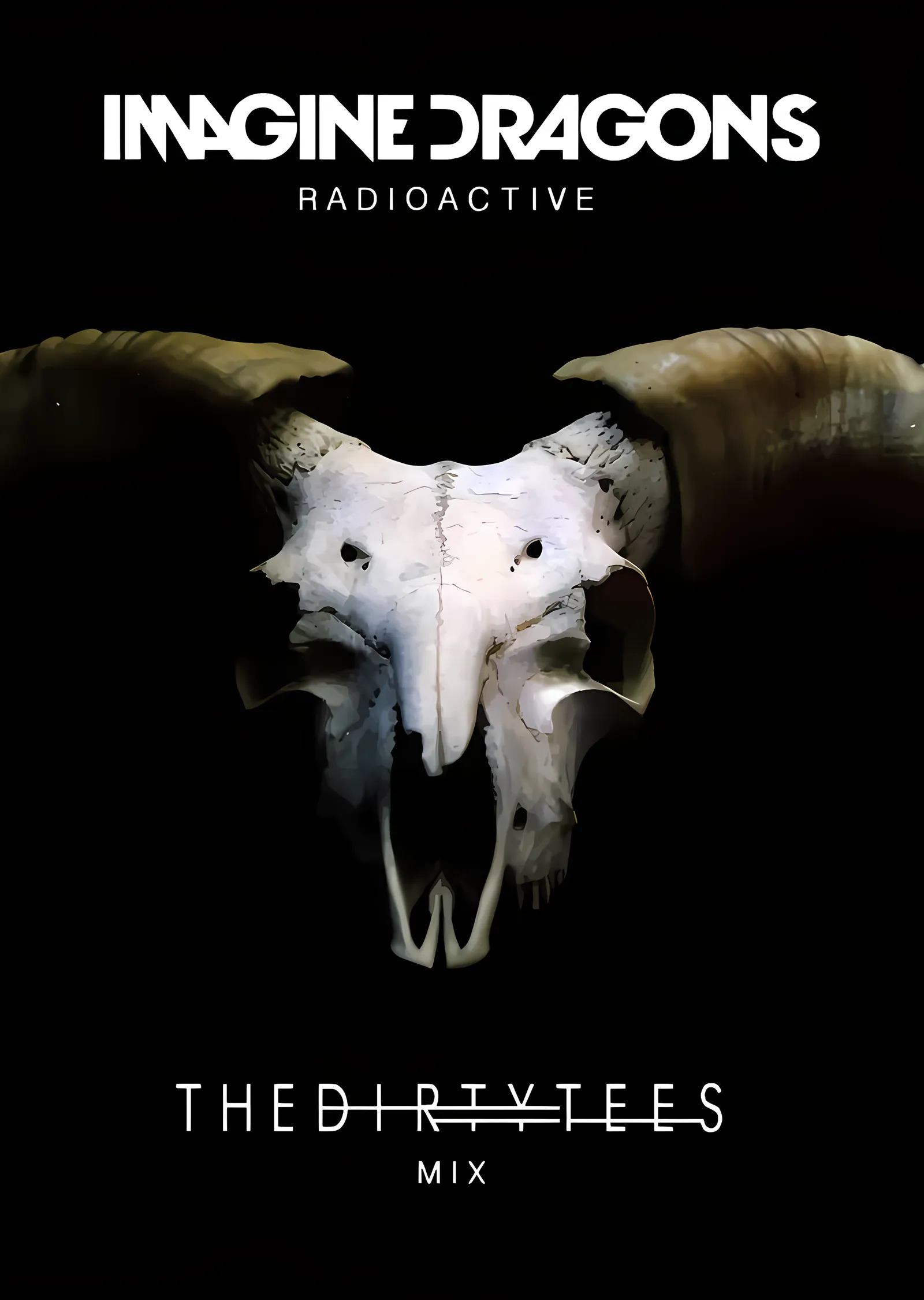 Imagine Dragons - Radioactive Kafatası metal tablo