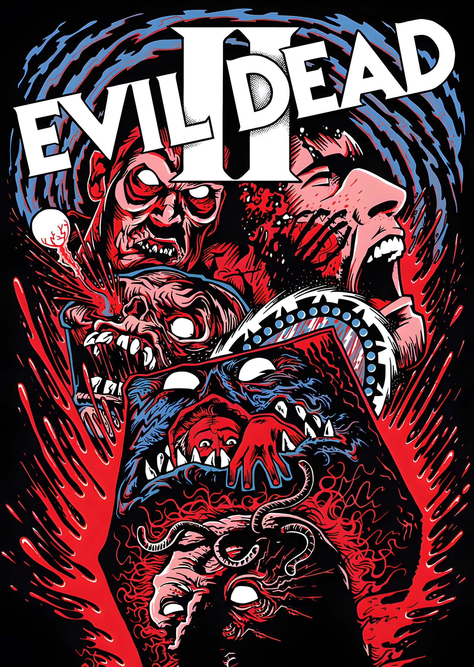 Evil Dead II metal tablo