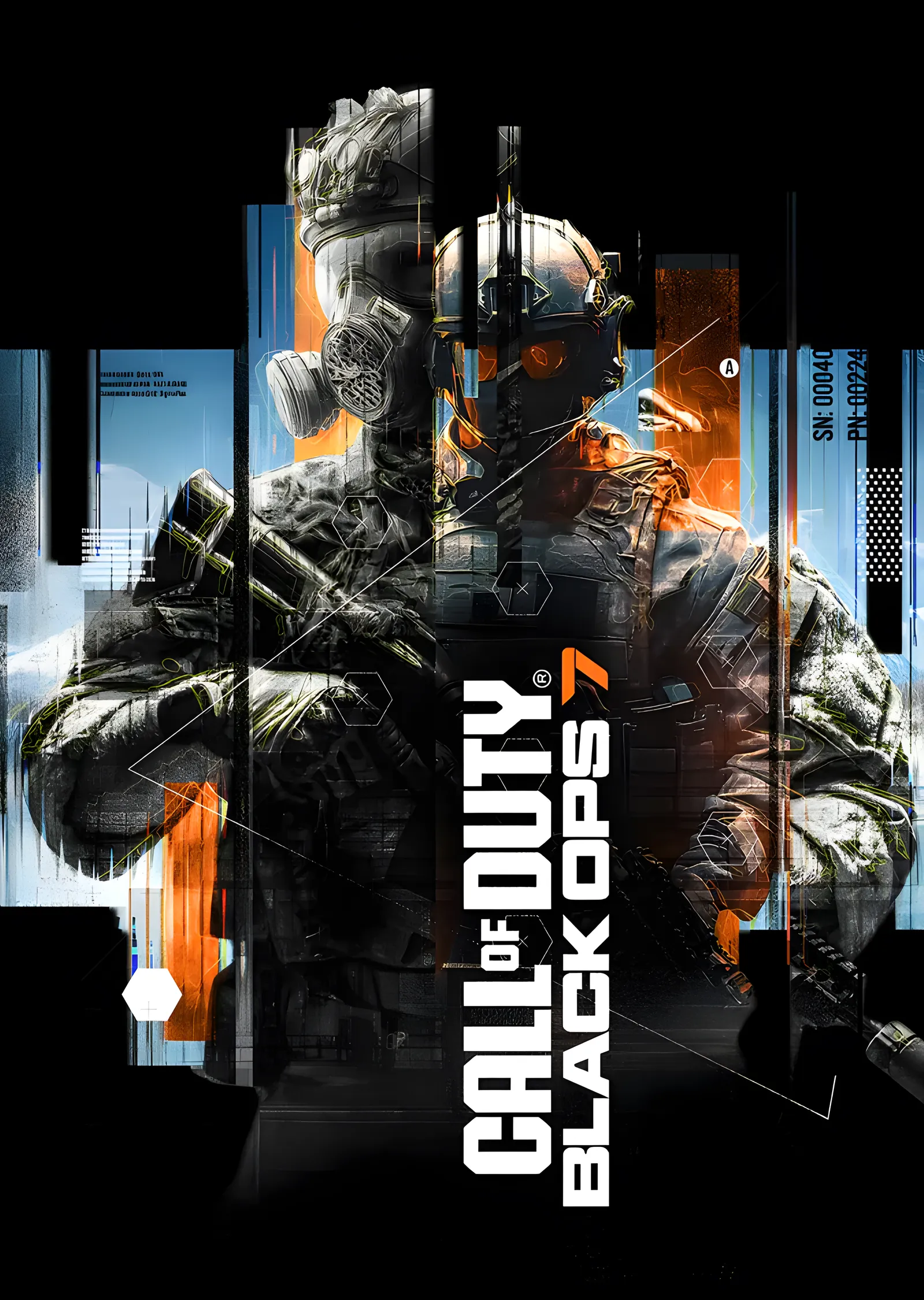 Call of Duty Black Ops 7 - Dijital Parazit metal tablo