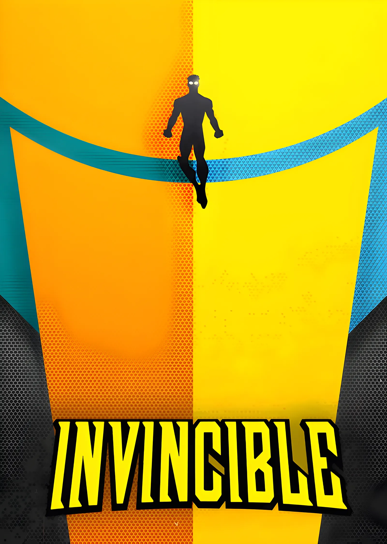 Invincible - Minimal Kostüm Kadrajı metal tablo