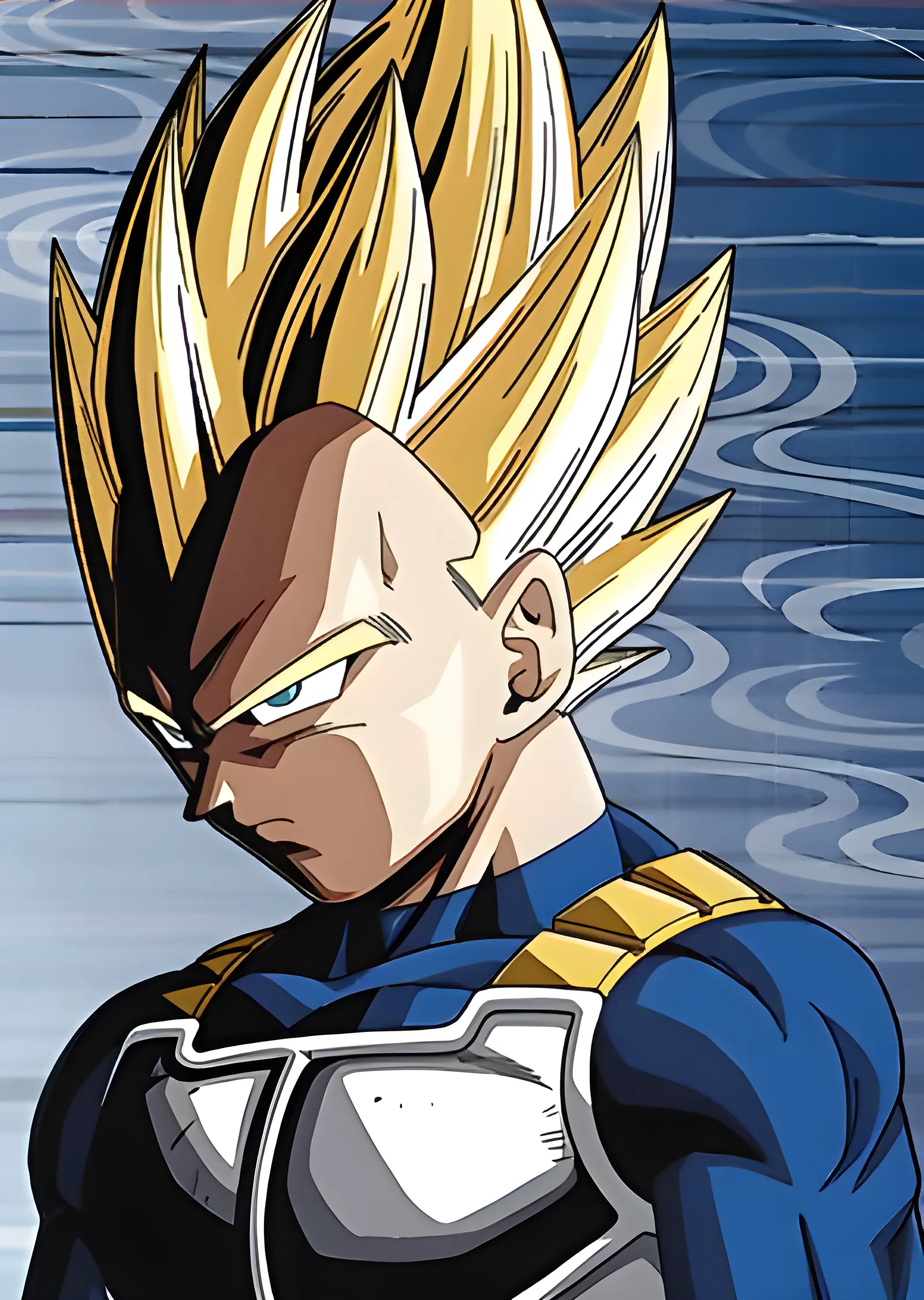 Dragon Ball Z: Süper Saiyan Vegeta metal tablo