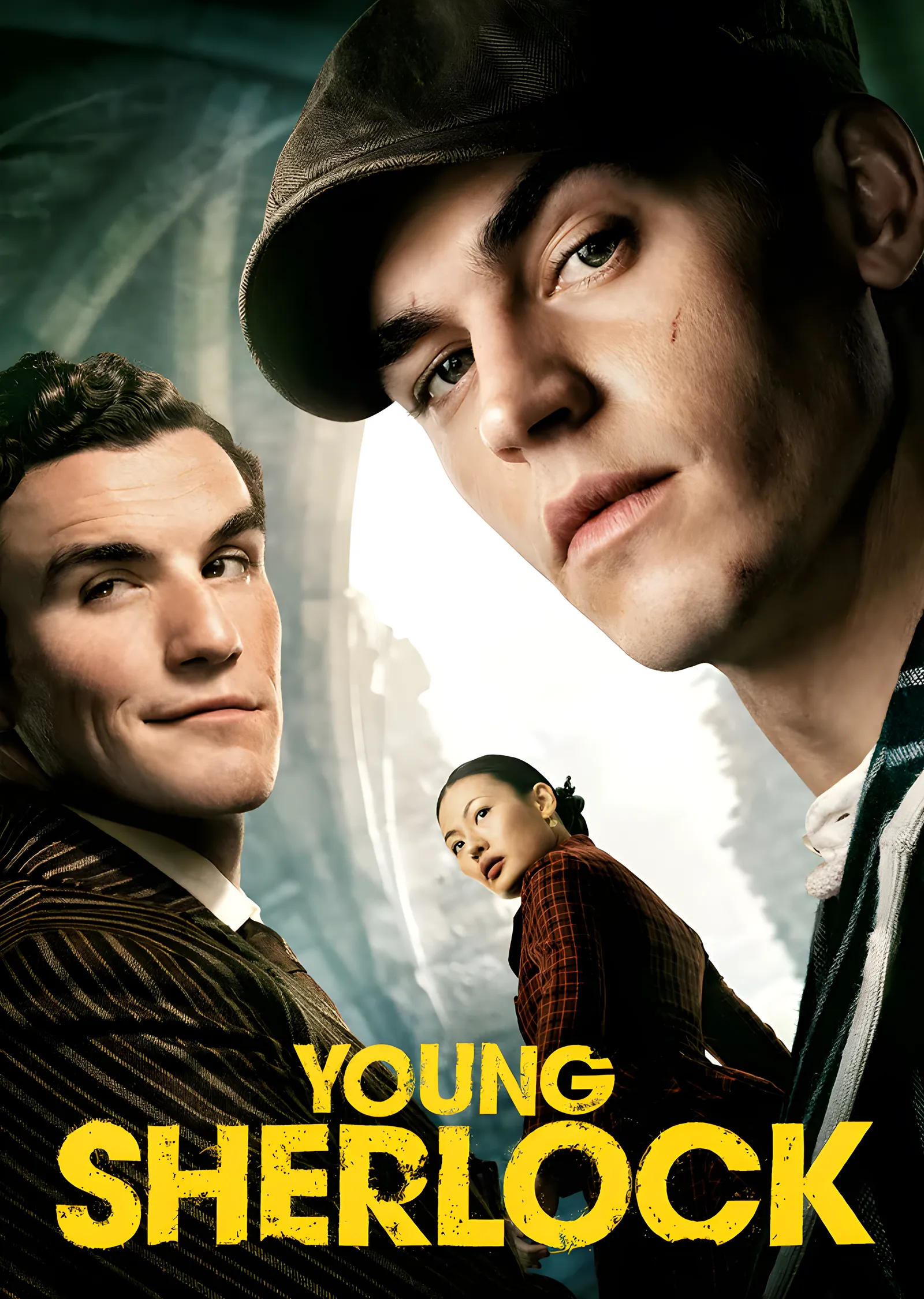 Young Sherlock - Dizi Afişi metal tablo