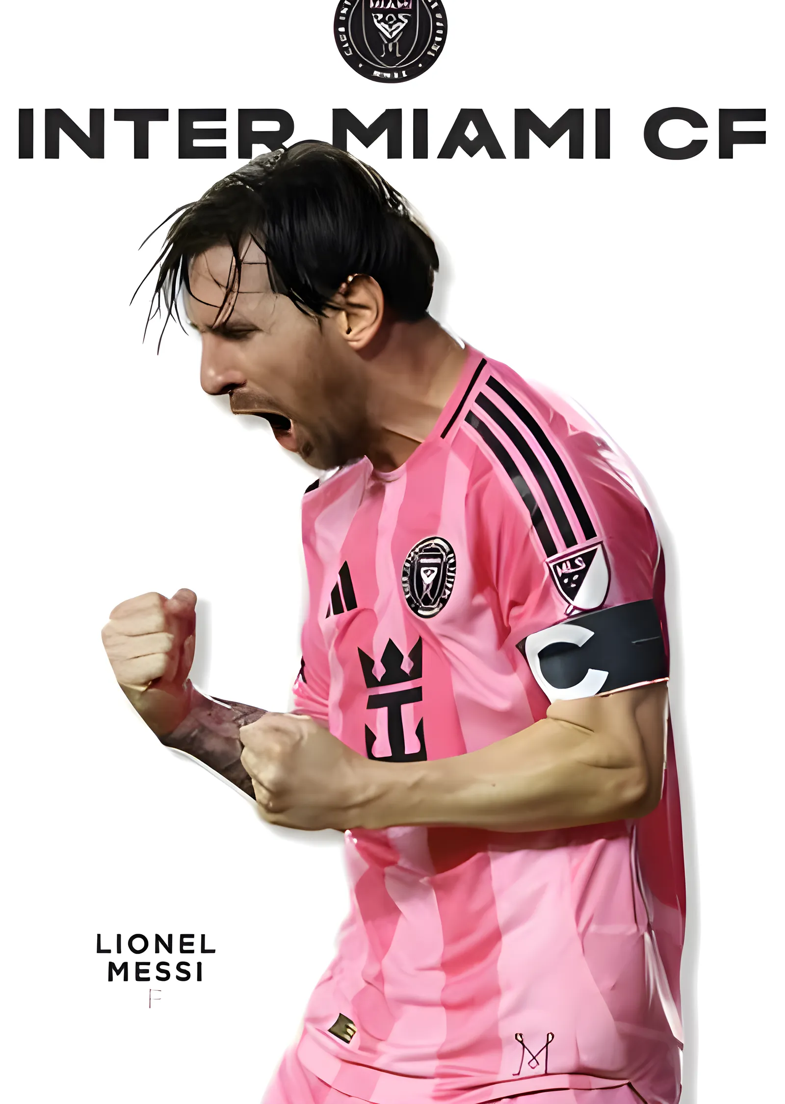 Lionel Messi: Inter Miami metal tablo