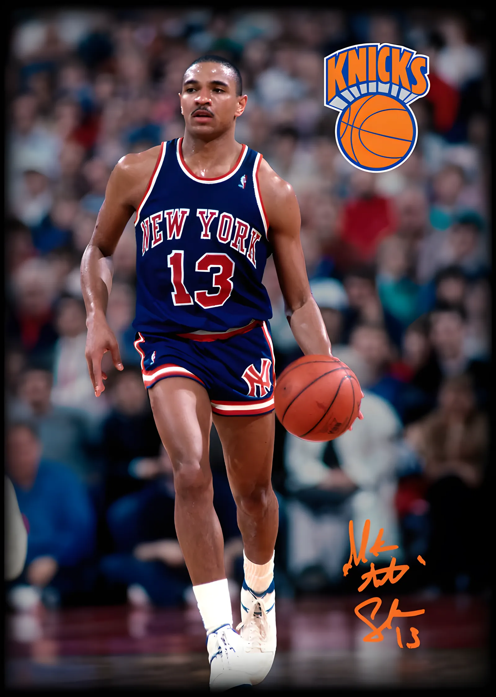 Mark Jackson - New York Knicks metal tablo